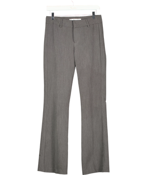 Bershka Grey Belt Loops Welt Pockets Trousers UK 8