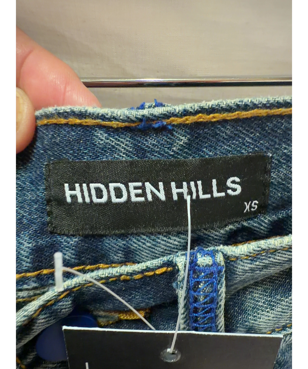 Hidden Hills Blue Blue Label Carpenter Double Knee Graphic Jeans Size XS, size UK XS — detail