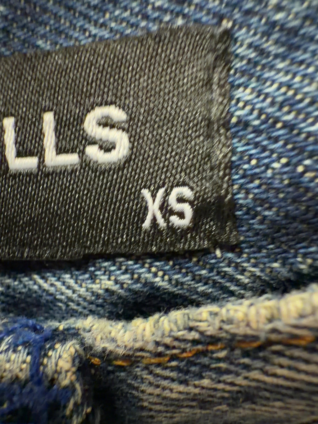 Hidden Hills Blue Blue Label Carpenter Double Knee Graphic Jeans Size XS, size UK XS — care label