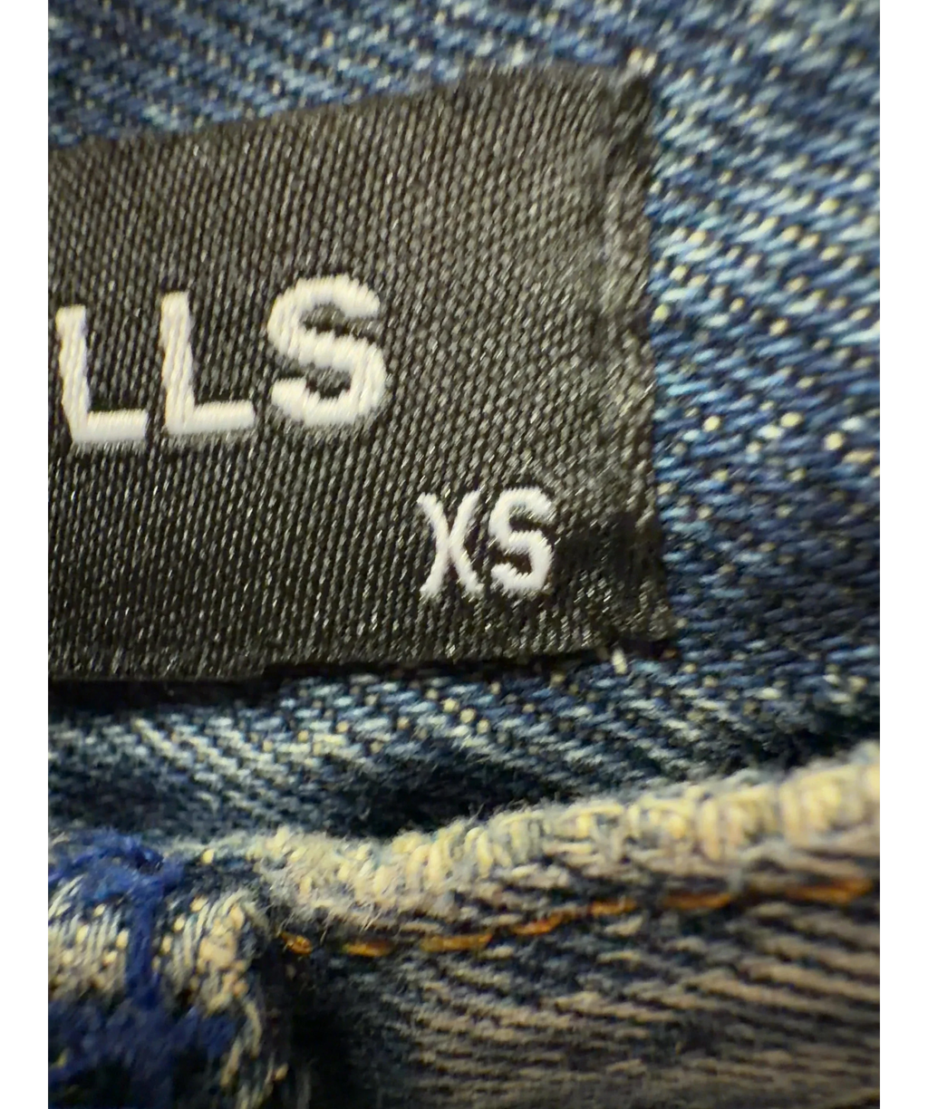 Hidden Hills Blue Label Carpenter Double Knee Graphic Jeans Size Xs UK XS — Size