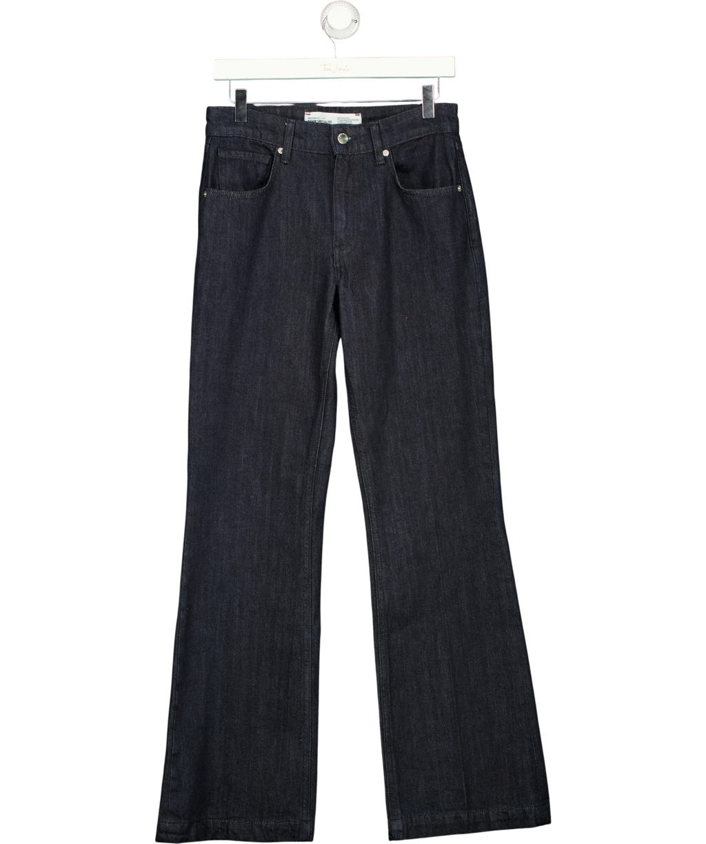 River Island Blue Blue Mid Rise Bootcut Jeans Size 6R, size UK 6 — front