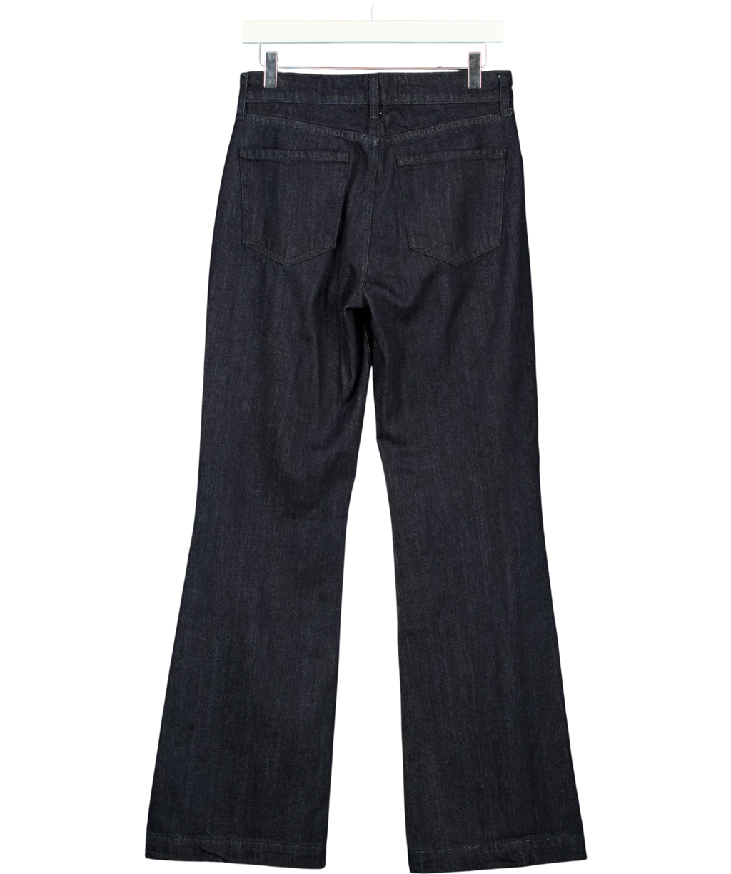 River Island Blue Blue Mid Rise Bootcut Jeans Size 6R, size UK 6 — back