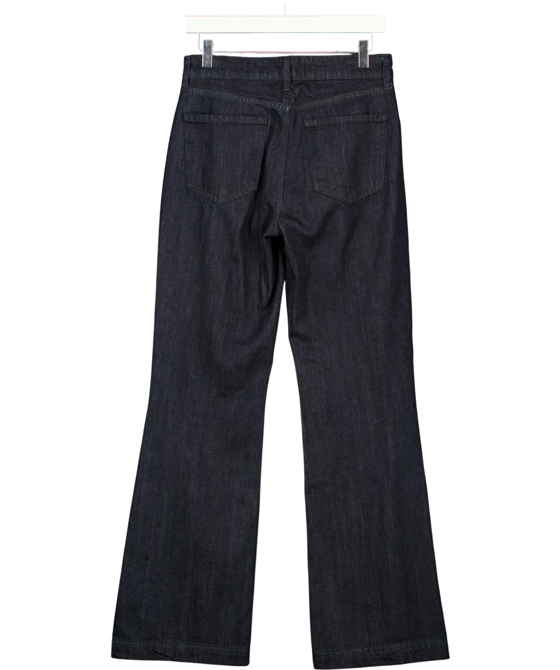 River Island Blue Blue Mid Rise Bootcut Jeans Size 6R, size UK 6 — back