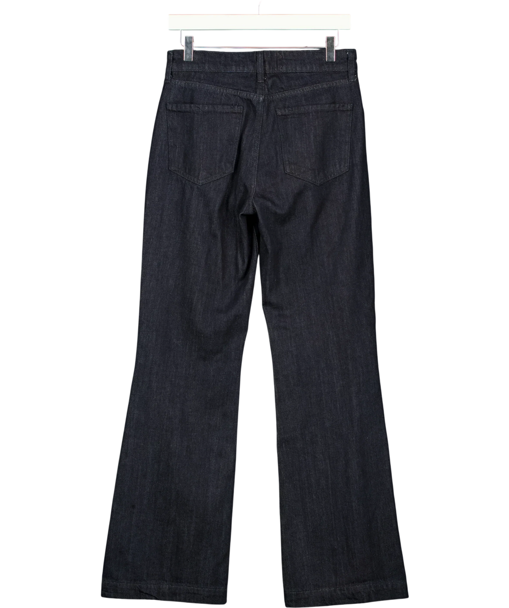 River Island Blue Blue Mid Rise Bootcut Jeans Size 6R, size UK 6 — back
