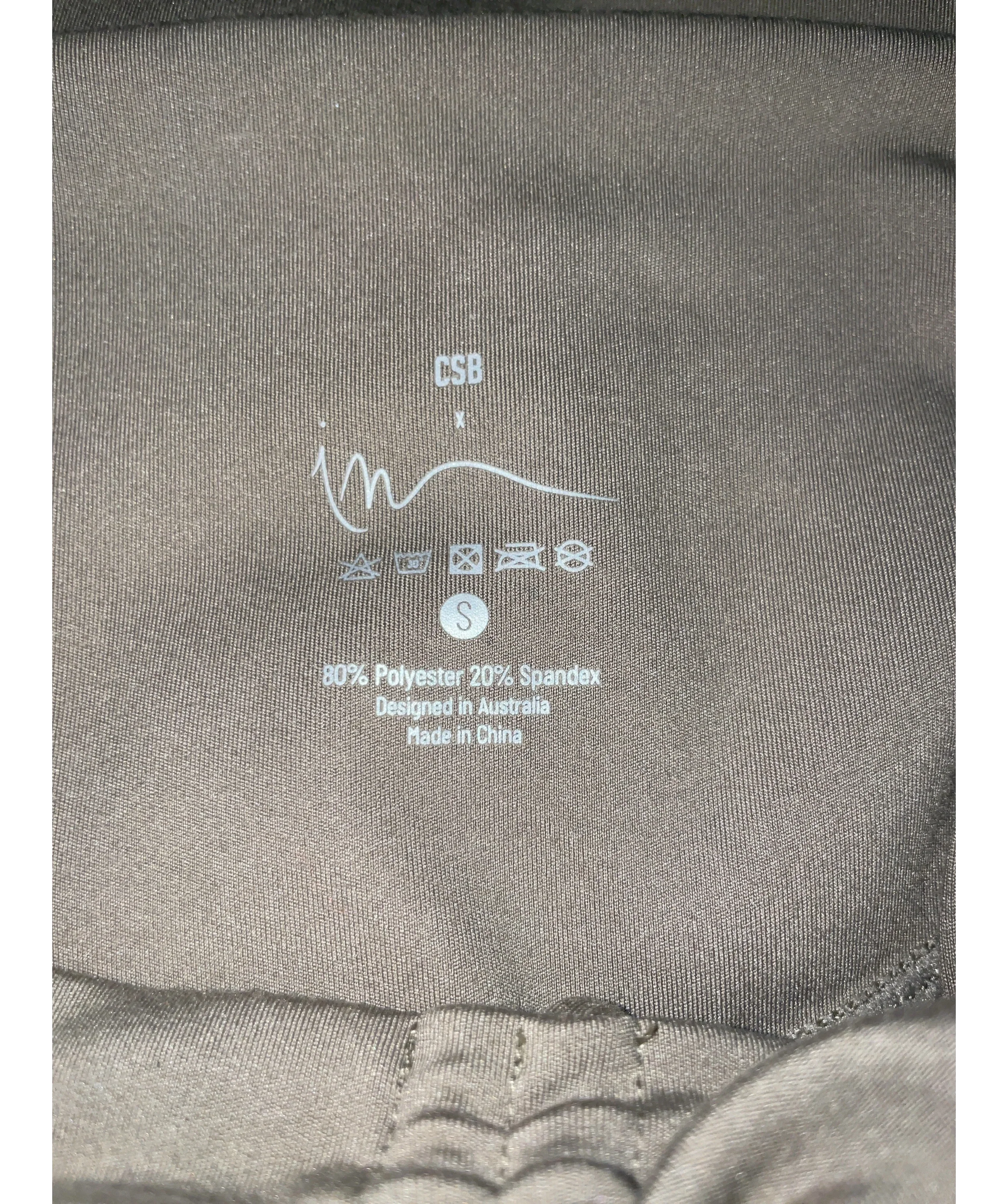 CSB beige Colour, size UK S — label