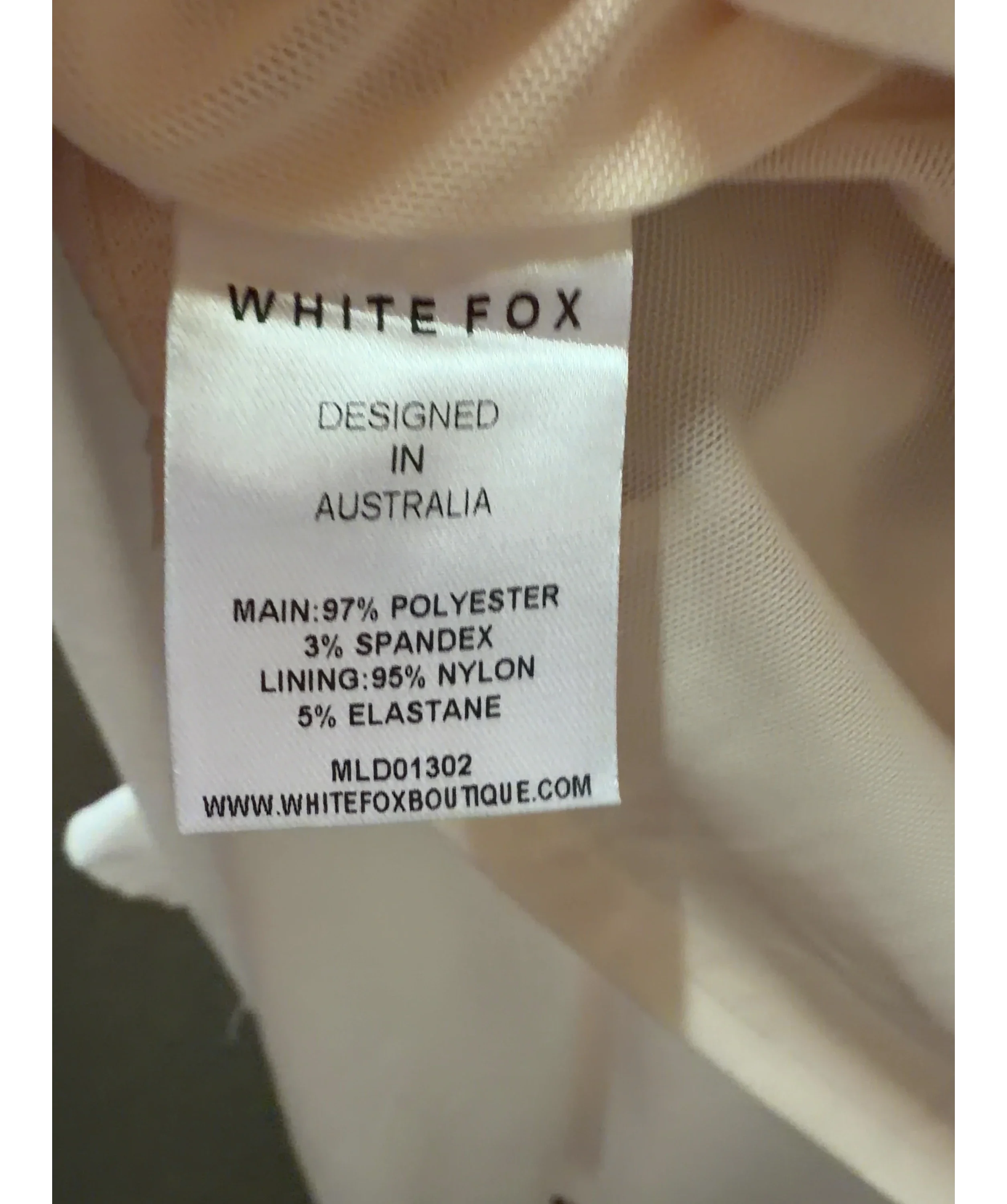 WHITE FOX Multicoloured Multi-Colour Striped Sequin Fringe Mini Skirt, size UK S — label
