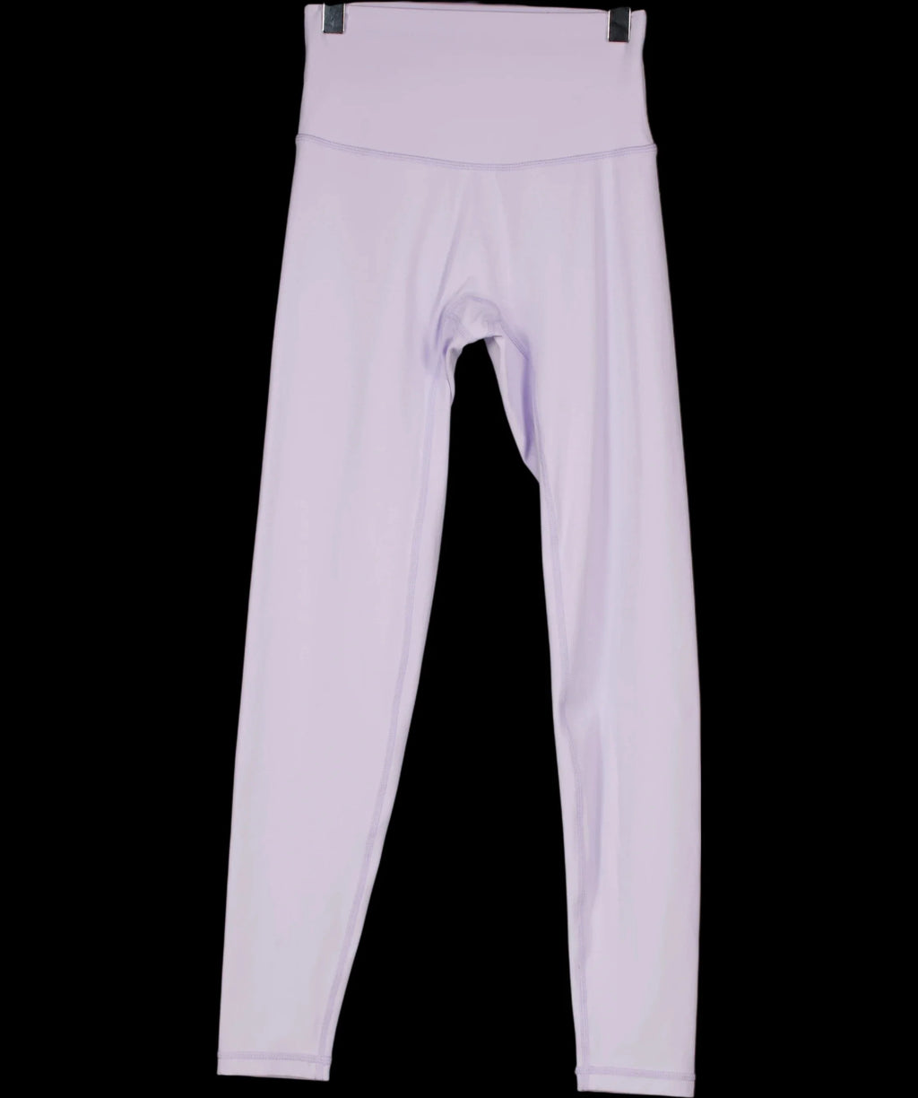 Another Version Purple Lilac Purple High-Waisted Activewear Leggings, size UK S — care label