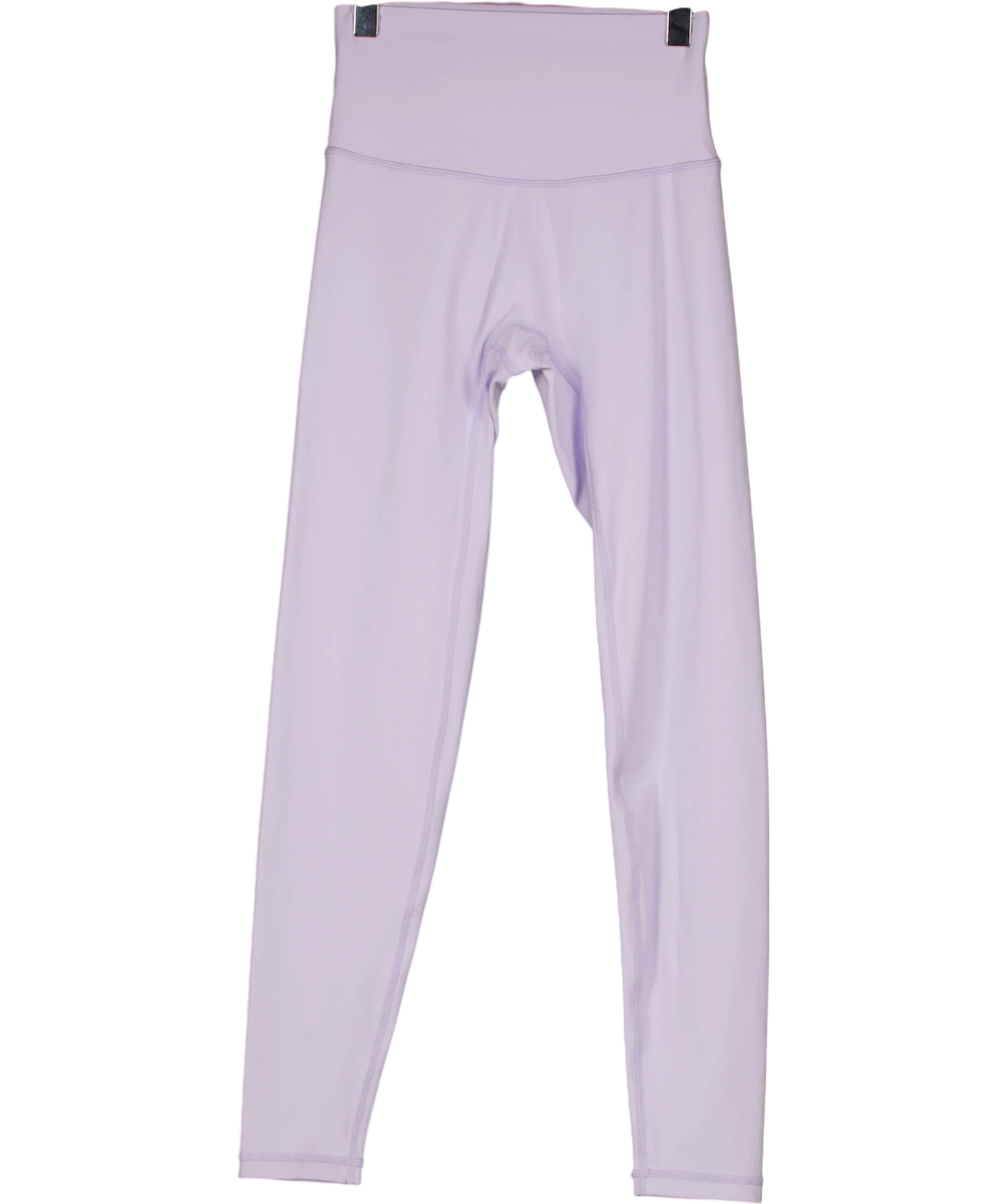 Another Version Purple Lilac Purple High-Waisted Activewear Leggings, size UK S — front