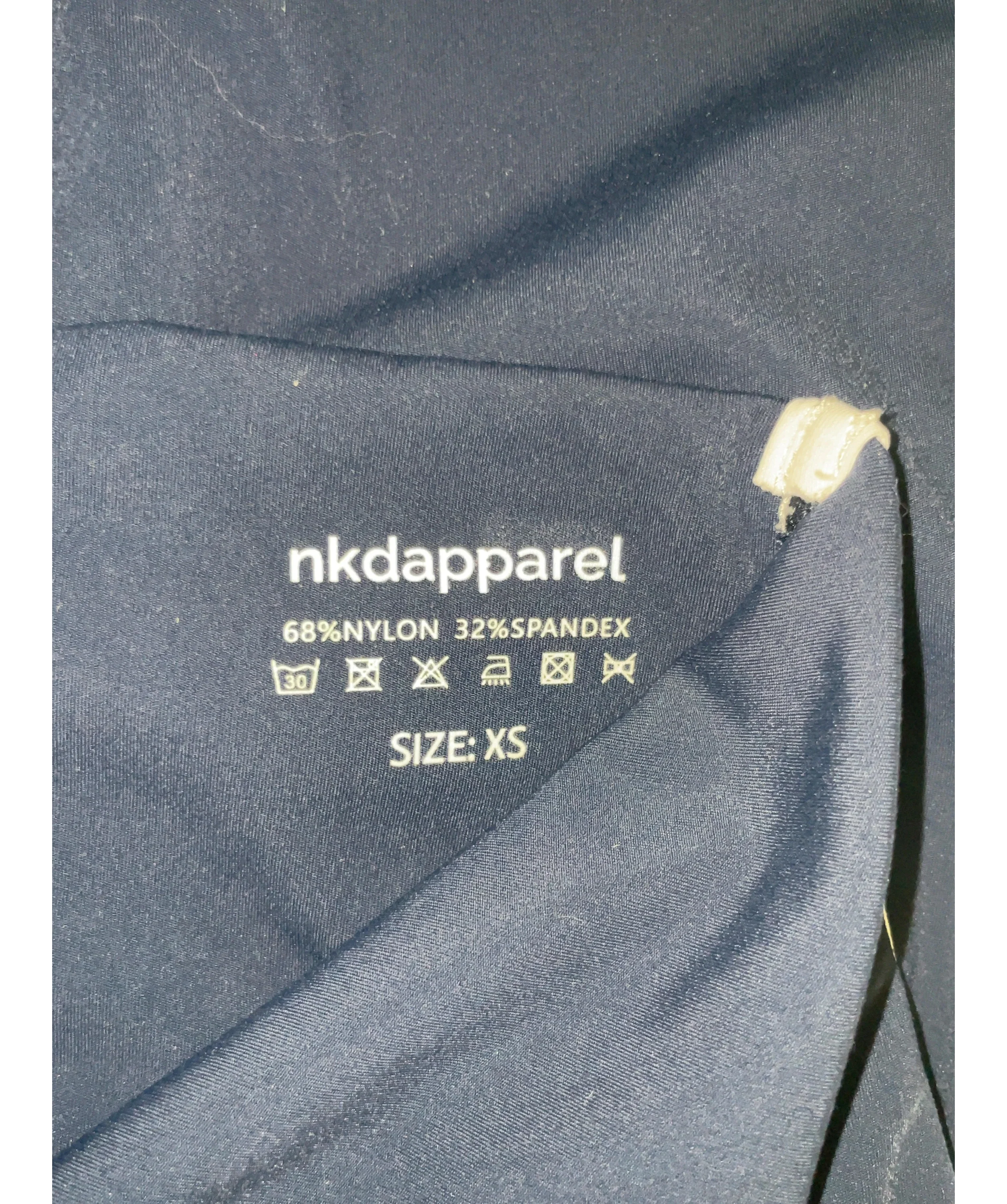 NKD Apparel navy Colour, size UK XS — care label