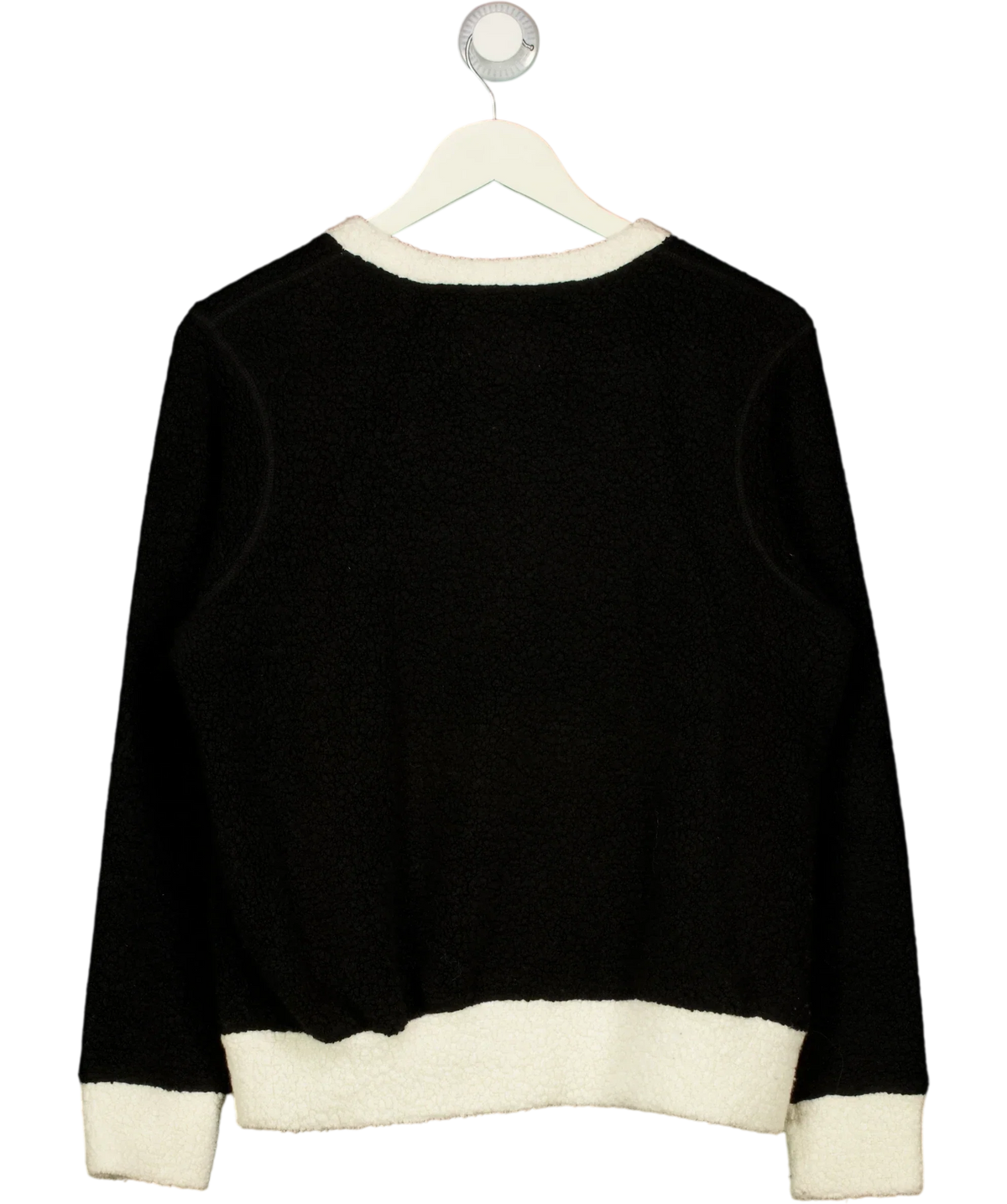 CasaBlanca Black Tennis Club Boucle Embroidered Jumper, size UK S — back
