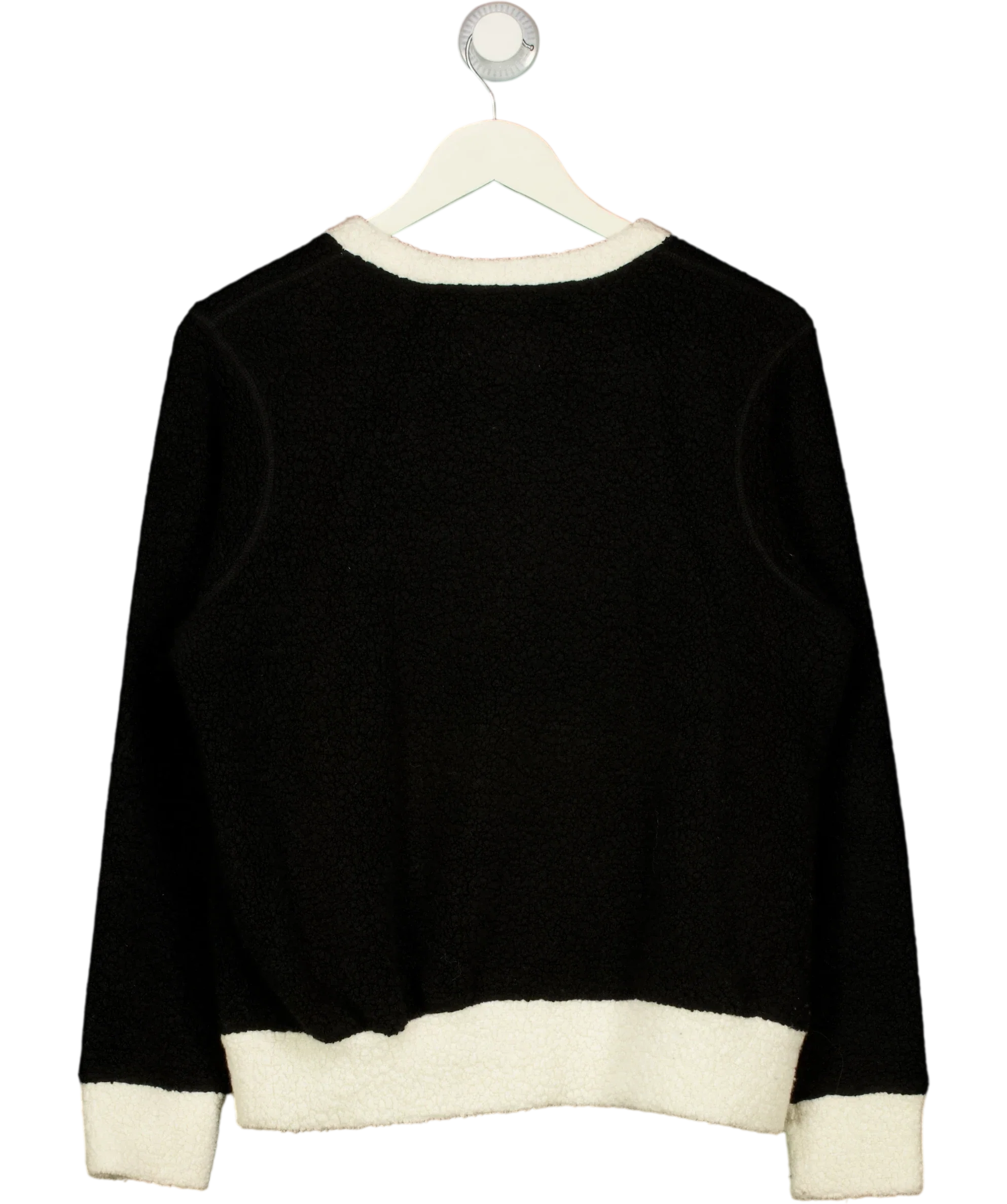 CasaBlanca Black Tennis Club Boucle Embroidered Jumper, size UK S — back