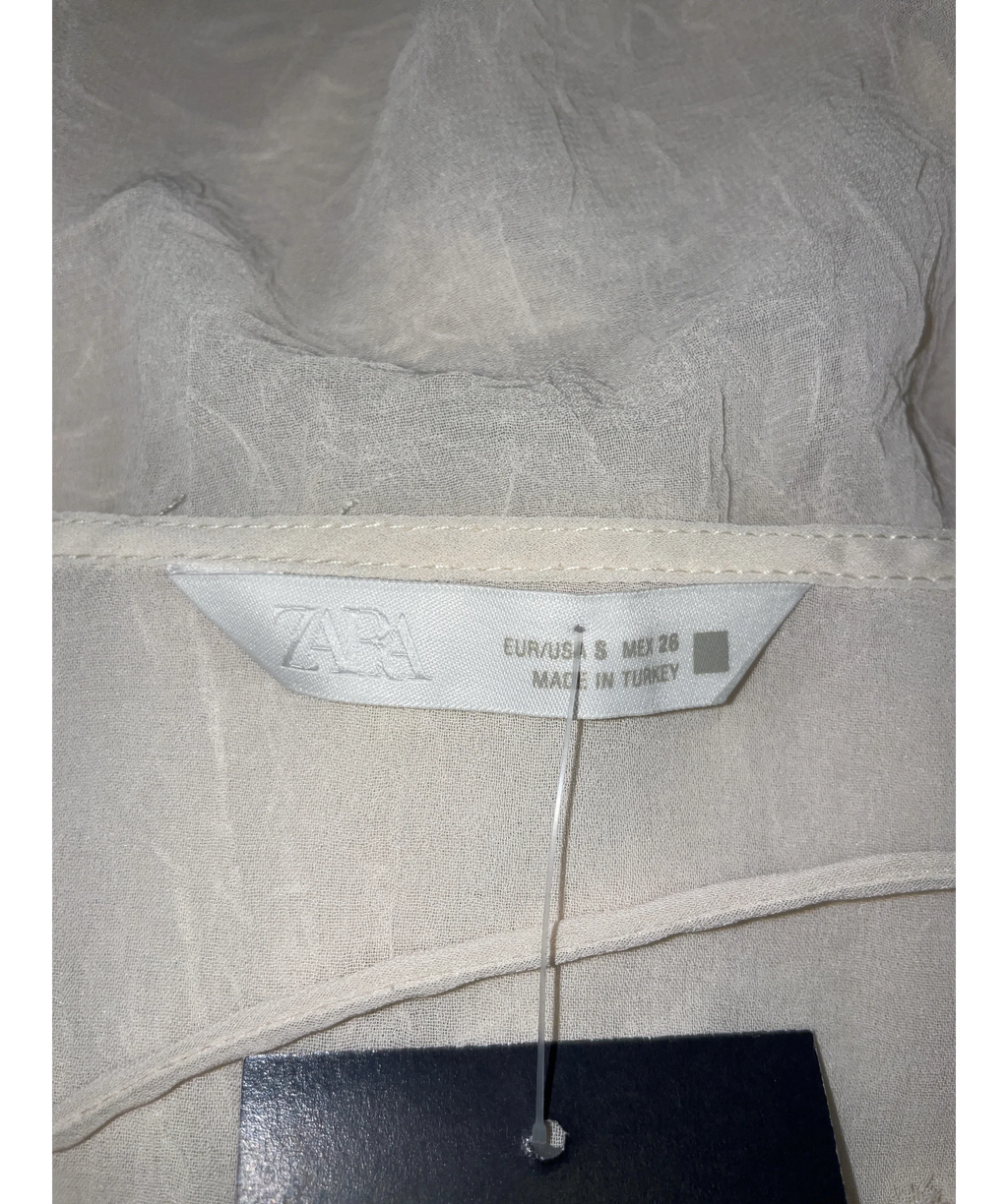 ZARA Cream Colour, size UK S — detail