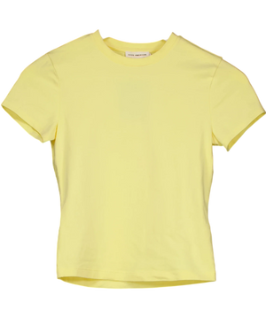 Good American Lemon Yellow Baby tee T-Shirt UK S