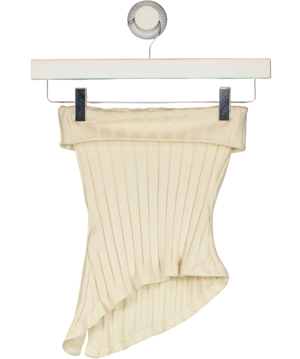 Bershka Cream Colour, size UK XS — back