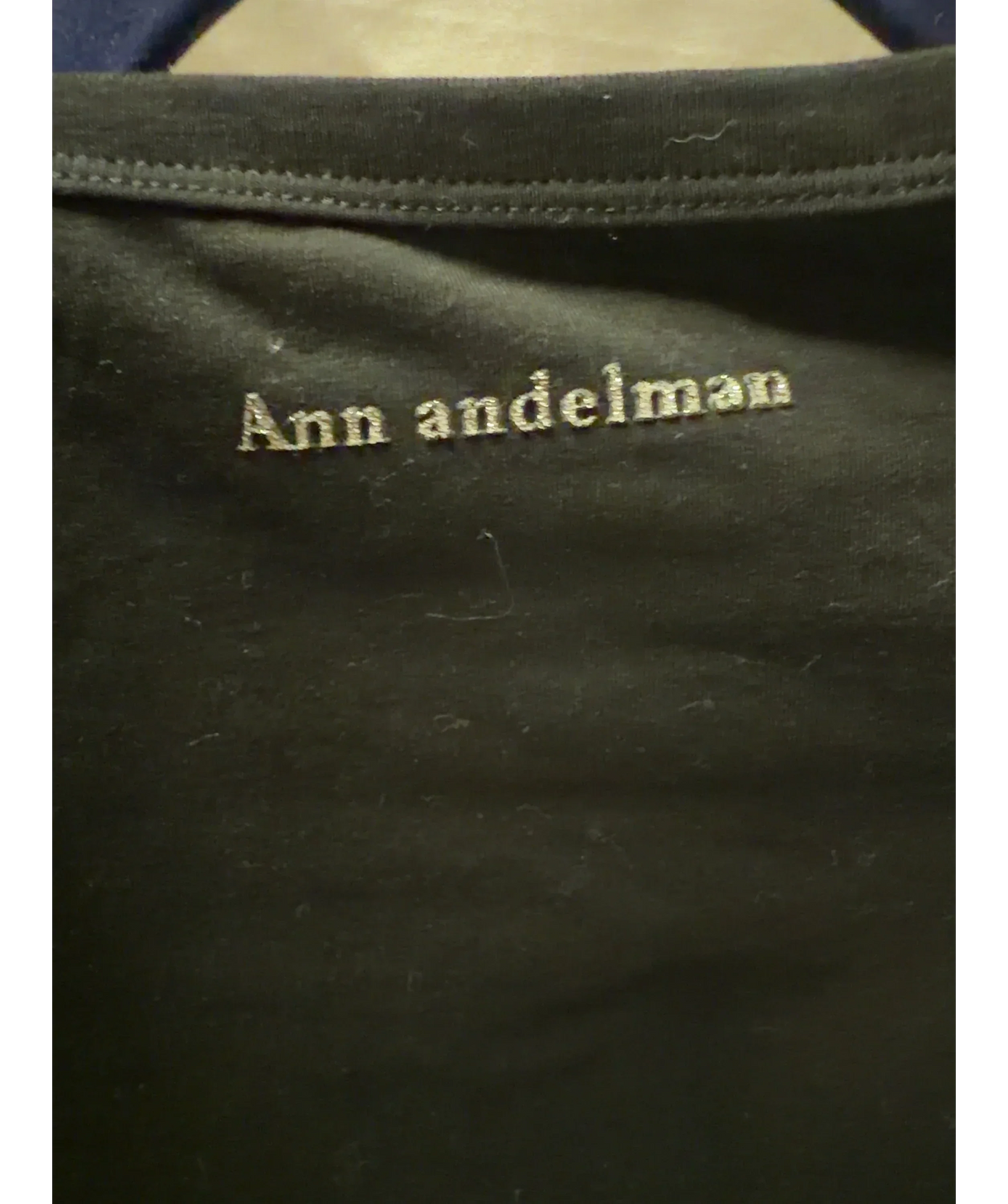 ANN ANDELMAN Black Colour, size UK XS — detail