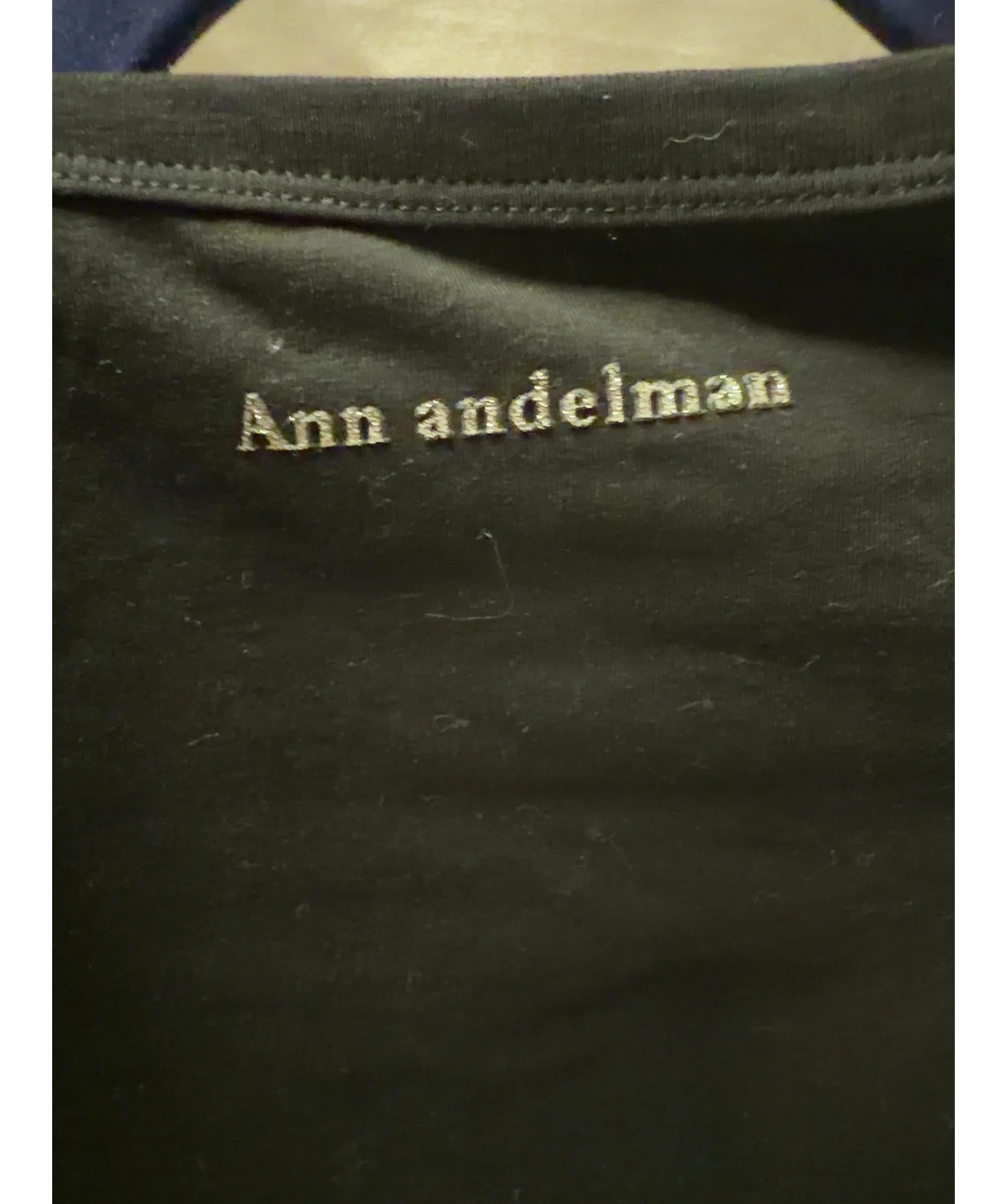 ANN ANDELMAN Black Colour, size UK XS — detail