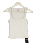 The Couture Club Beige Square Neck Sculpting Vest Stone BEIGE, size UK 8 — front
