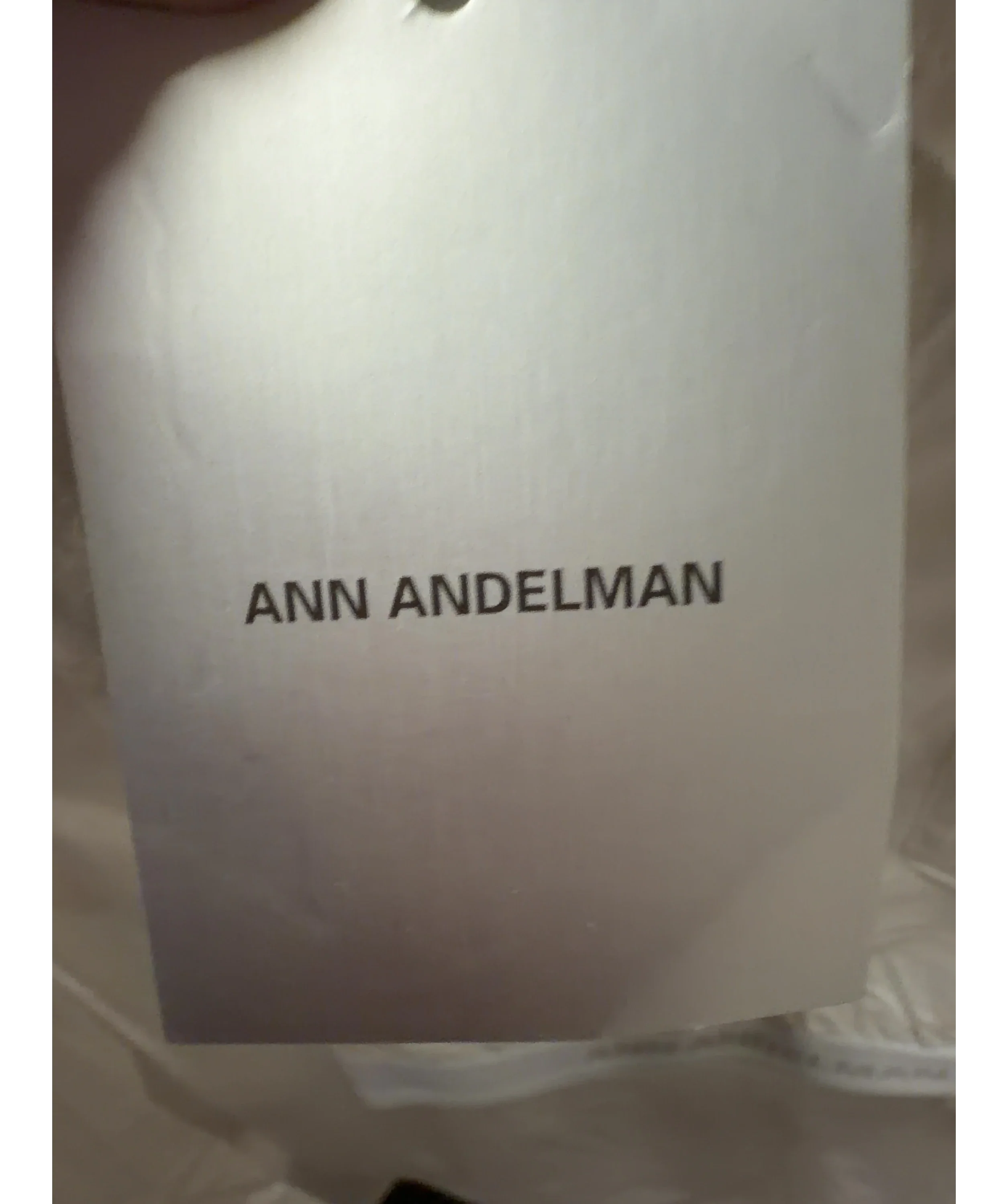 ANN ANDELMAN White White Elastic Elasticated Band Cropped Shirt, size UK S — detail