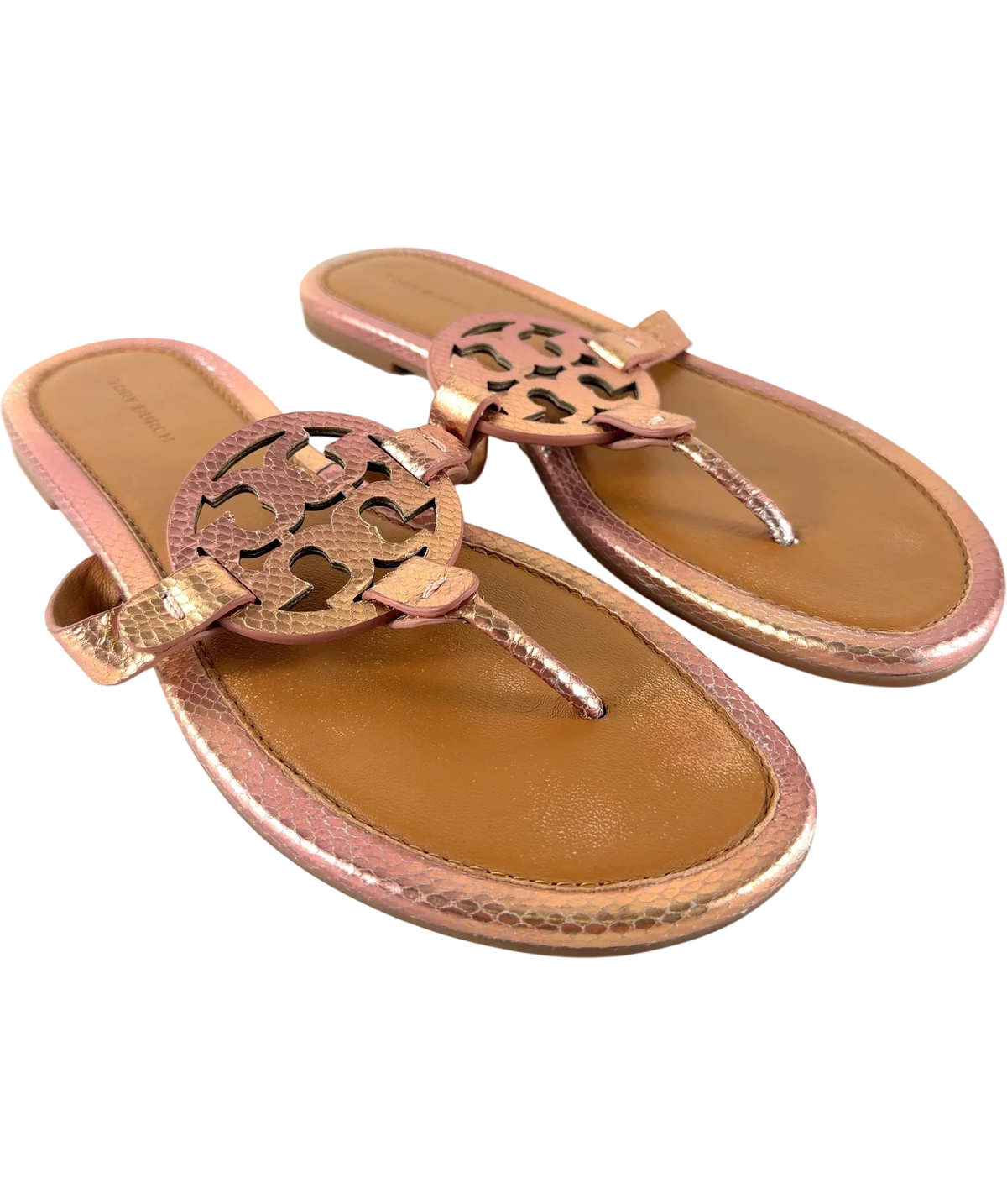 Tory Burch Pink Miller Sandal, size UK 5.5 EU 38.5 👠 — front