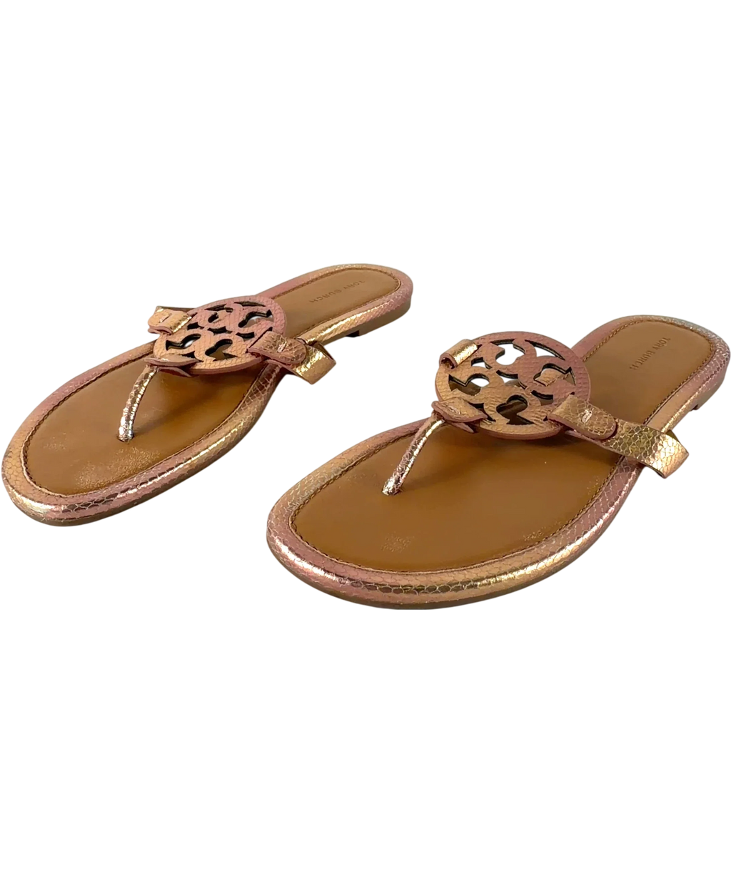 Tory Burch Pink Miller Sandal, size UK 5.5 EU 38.5 👠 — label