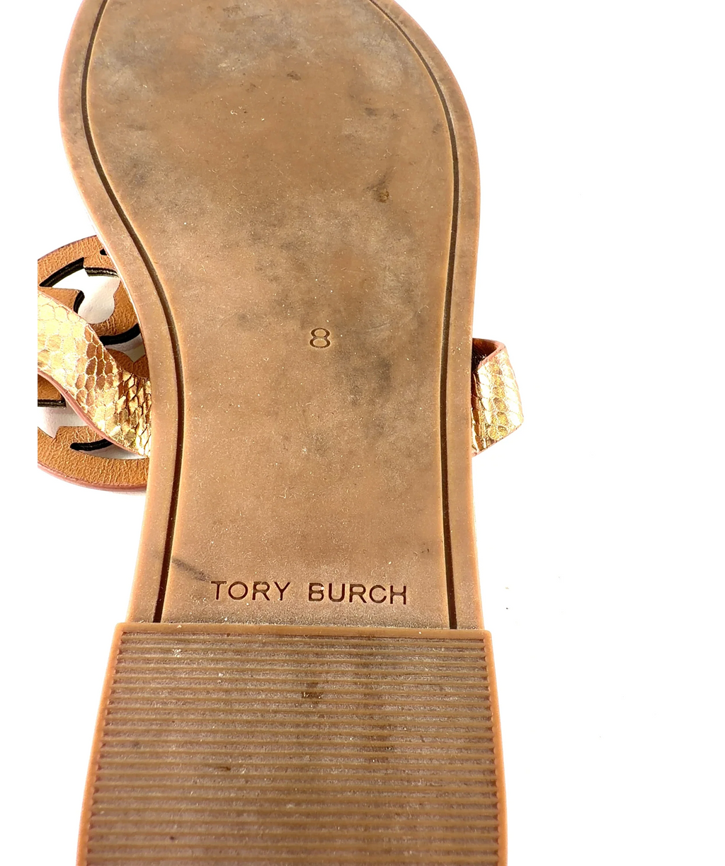 Tory Burch Pink Miller Sandal, size UK 5.5 EU 38.5 👠 — fabric detail