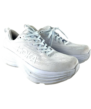 Hoka One One Womens Bondi 8 Sneakers White UK 6