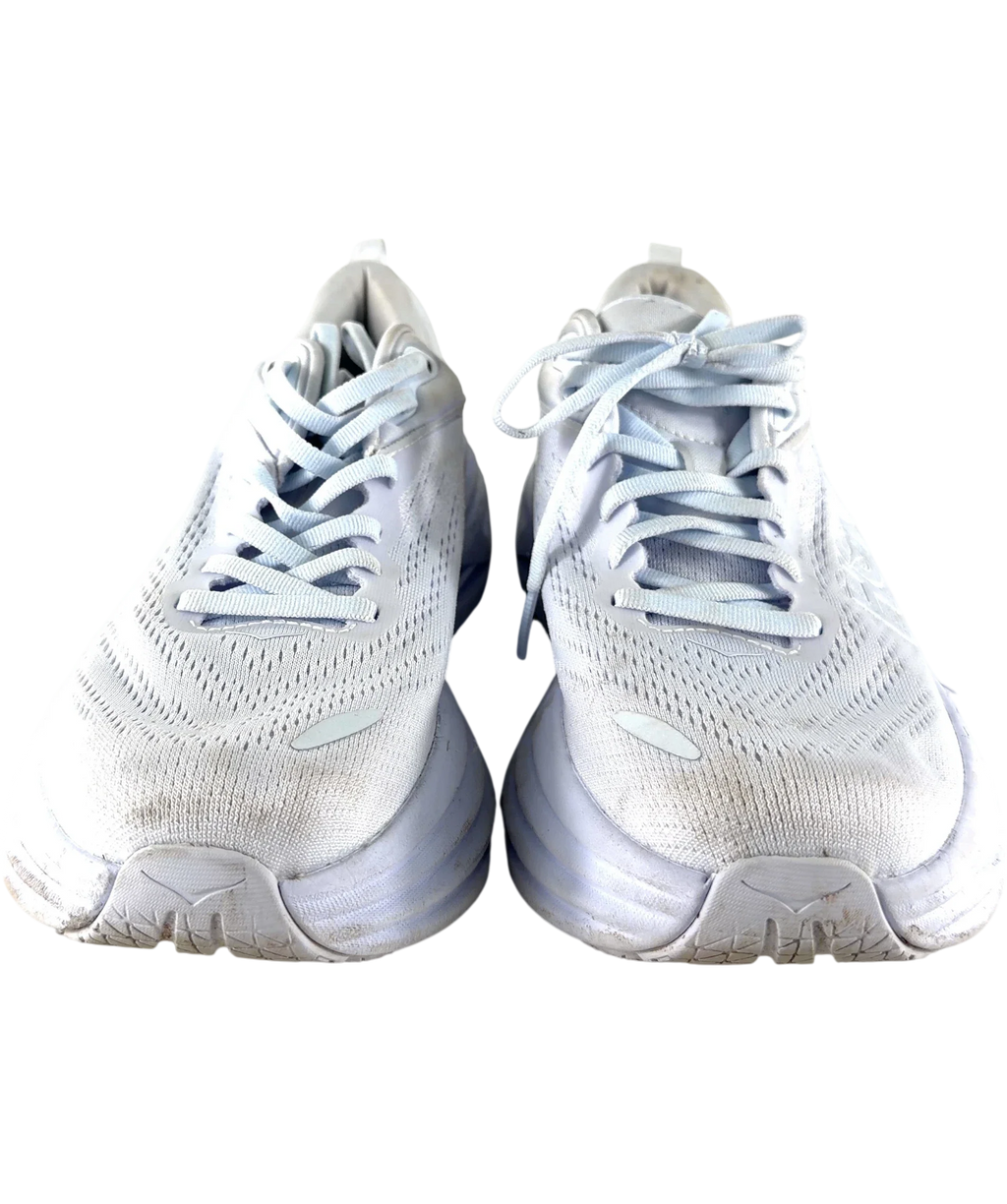 Hoka One One White Women's Bondi 8, size UK 6 — detail