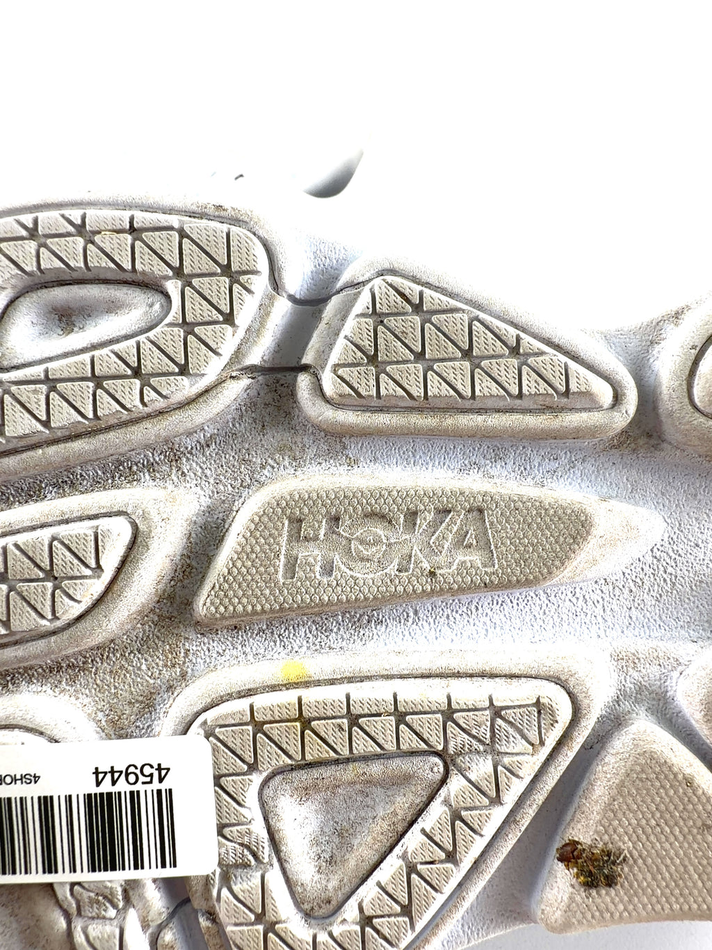 Hoka One One White Women's Bondi 8, size UK 6 — care label