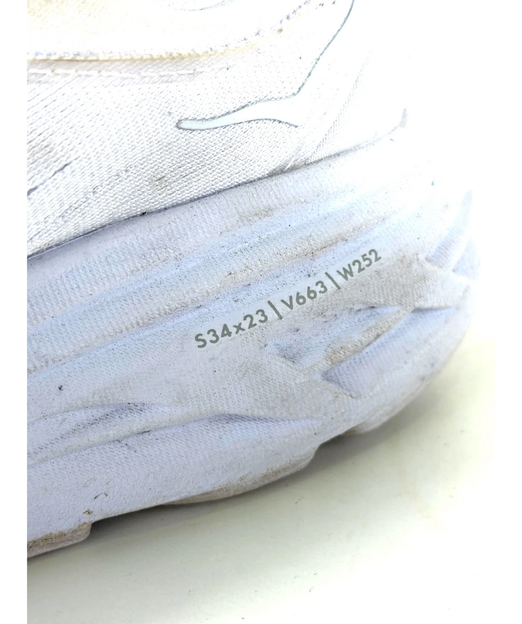 Hoka One One Womens Bondi 8 Sneakers White UK 6 — Materials