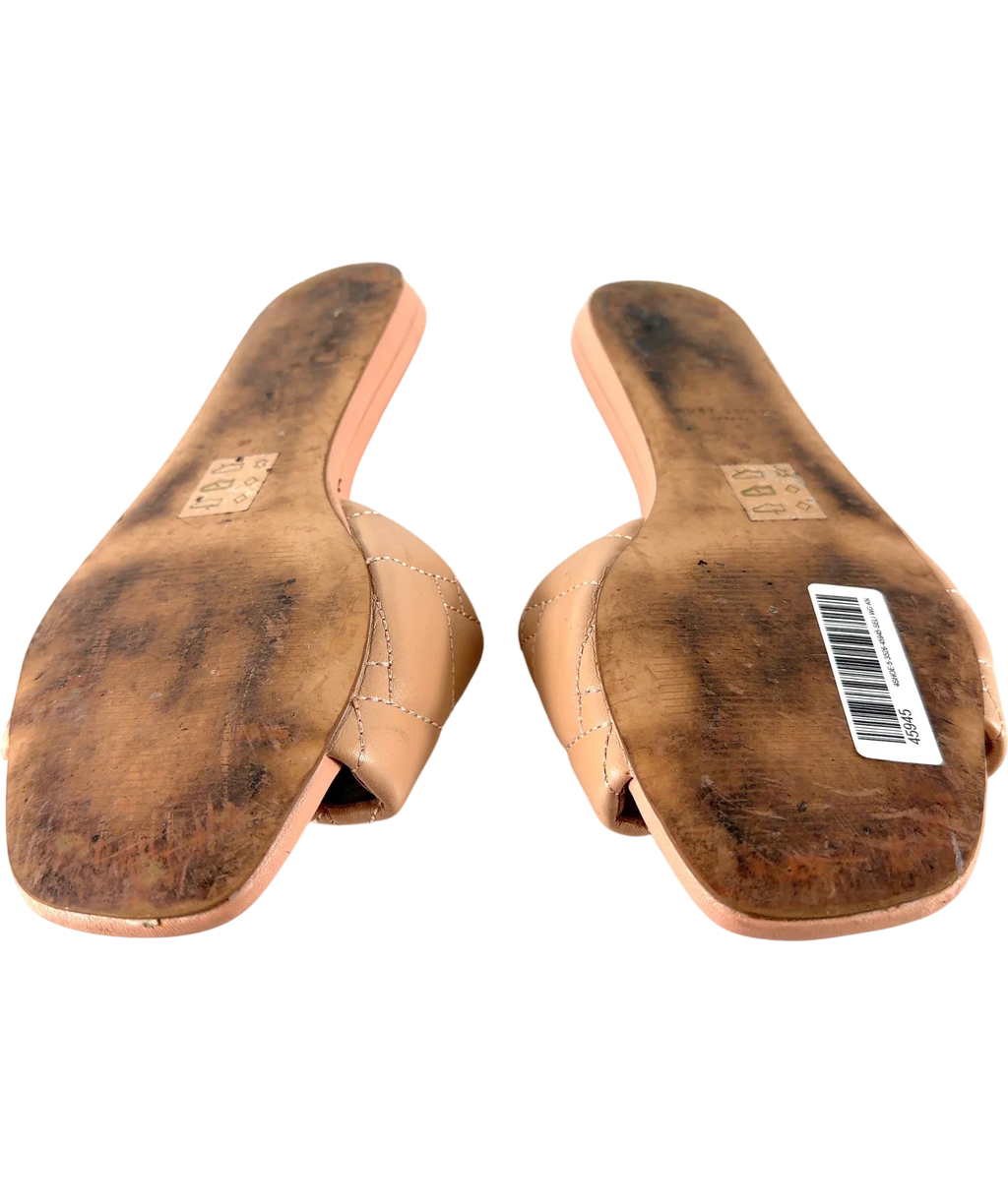 Kurt Geiger Kensington Flat Sandal NUDE BEIGE UK 6 — Sole