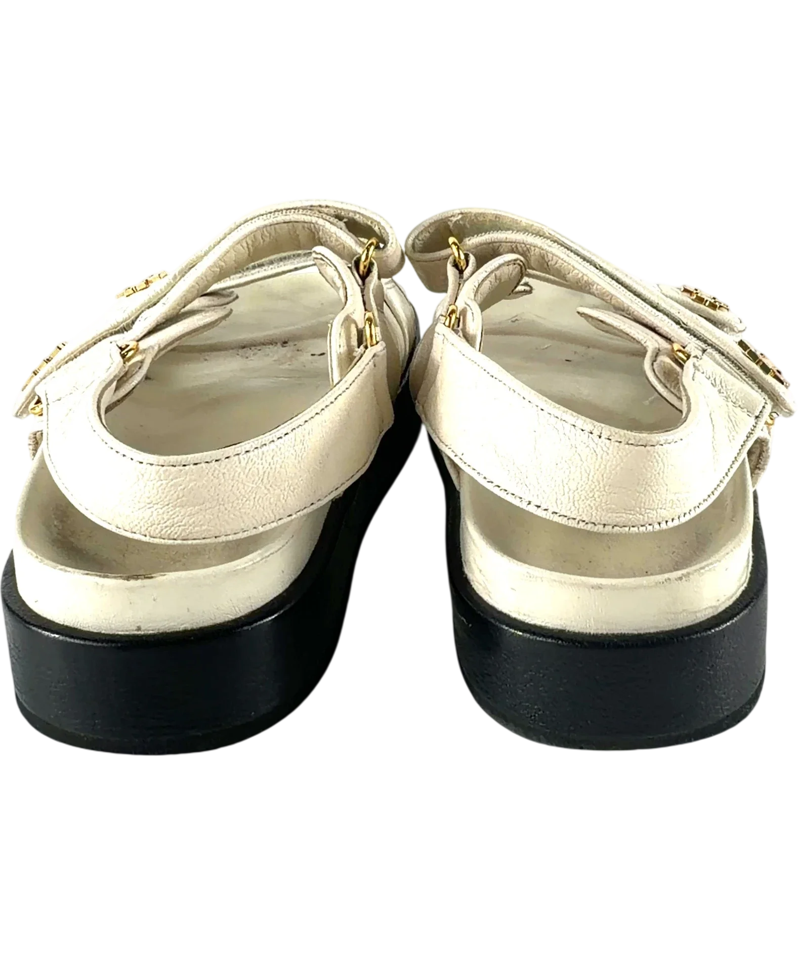 Tory Burch White Kira Sport Sandal, size UK 5.5 EU 38.5 👠 — back