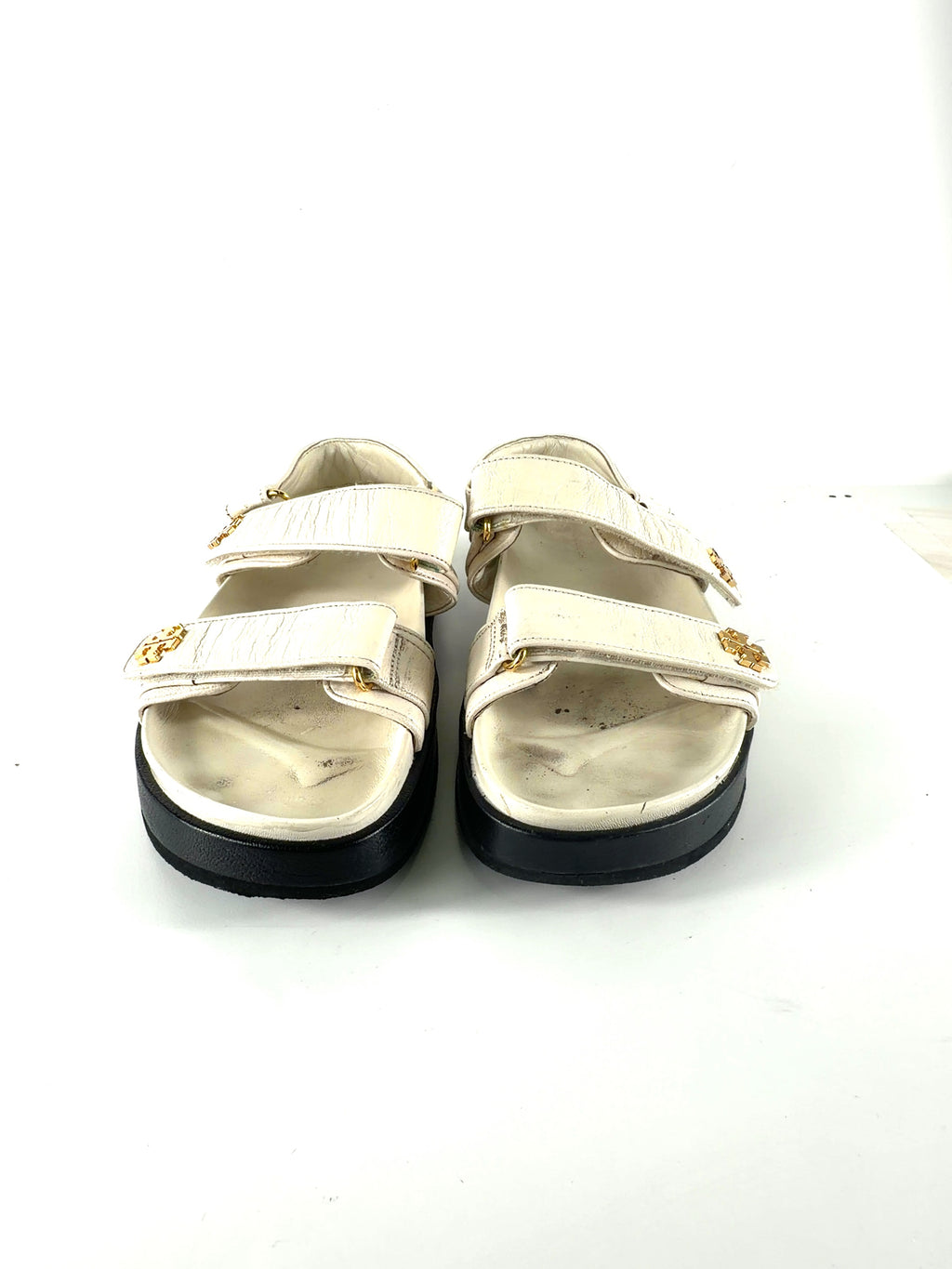 Tory Burch White Kira Sport Sandal, size UK 5.5 EU 38.5 👠 — detail