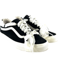 VANS Black Old Skool Lace-Trim / Coquette sneakers, size UK 5 EU 38 👠 — front