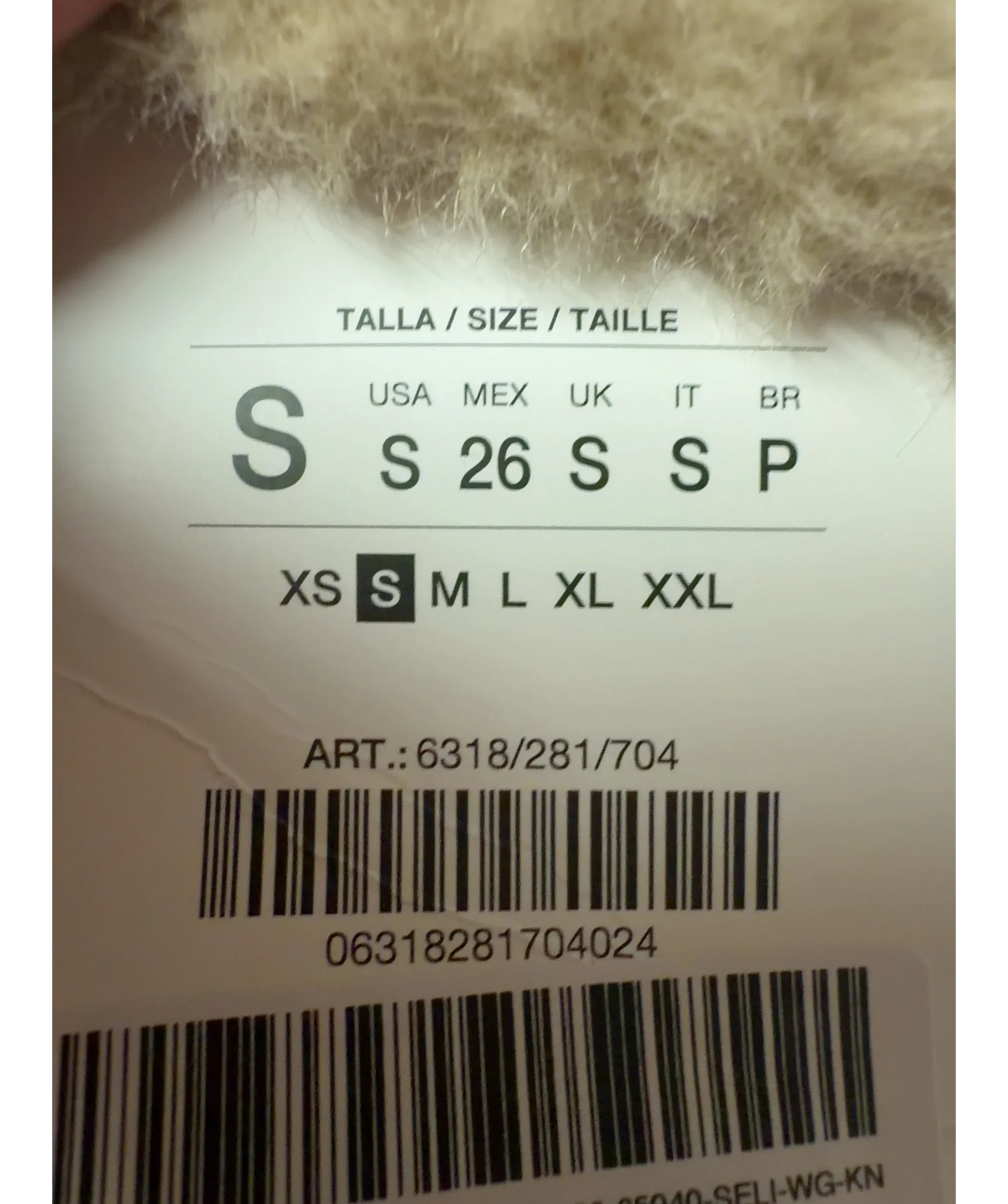 ZARA Faux Fur Hooded Toggle Gilet Taupe  Beige UK S — Size