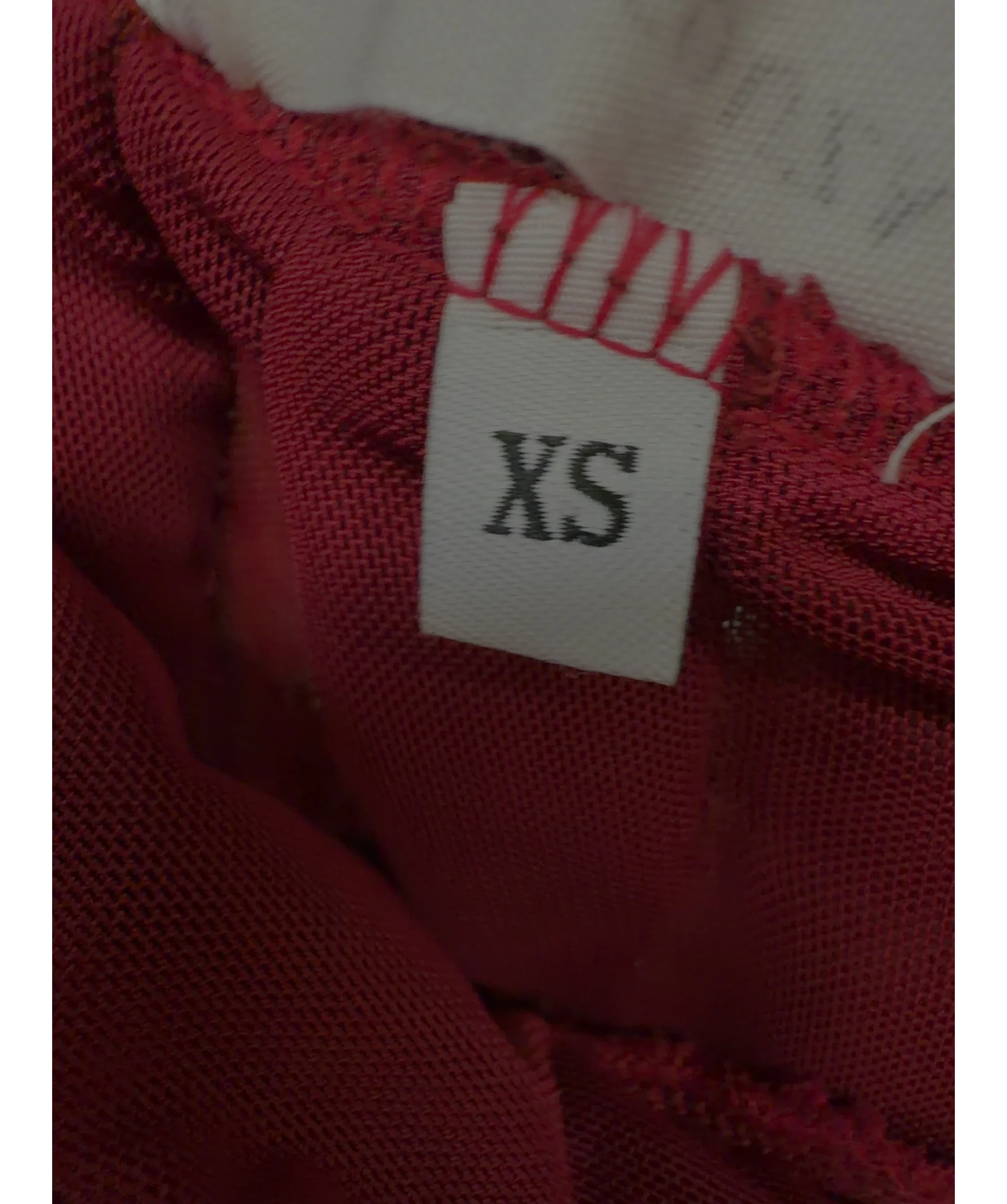 Lulu Souza Red Yōsei Dress, size UK XS — care label