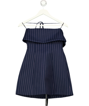 Club L Ember Navy Pinstripe Mini Dress UK 6