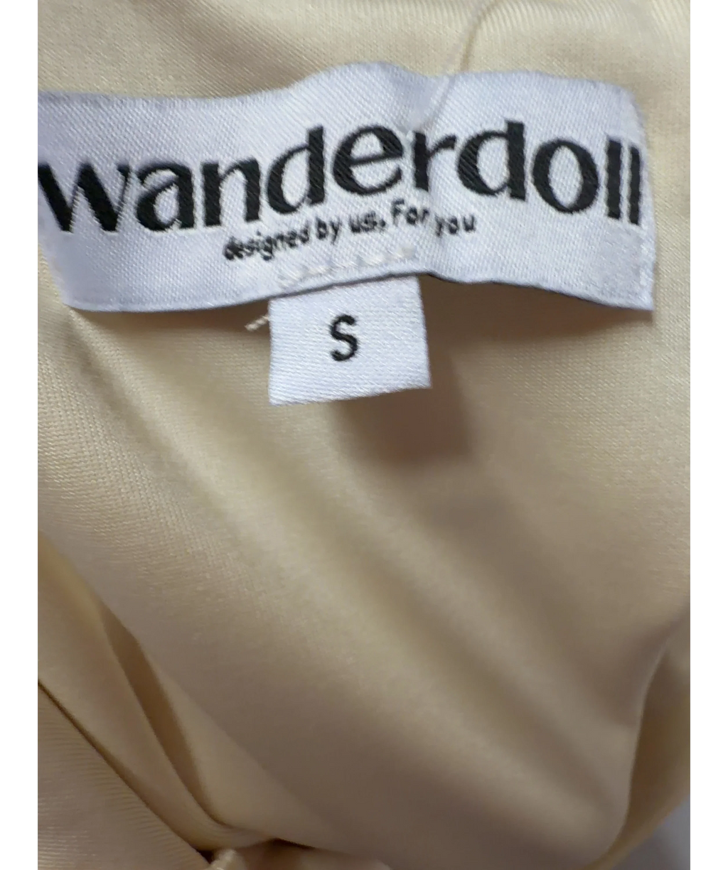 WANDERDOLL Cream Bonita Bandeau Maxi Dress Bloom Print UK S — Size