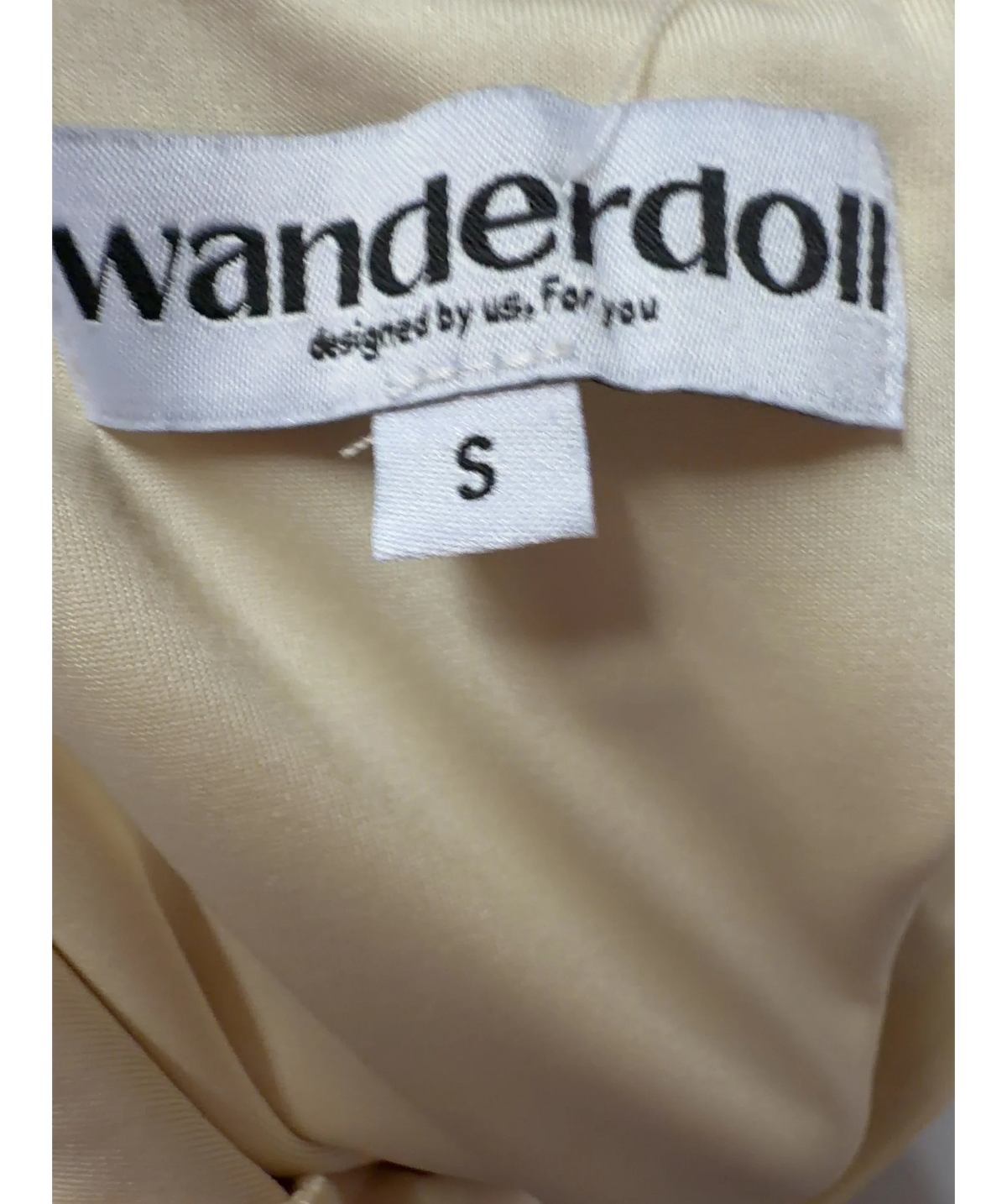 WANDERDOLL Cream Bonita Bandeau Maxi Dress Bloom Print UK S — Size
