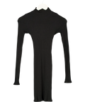 Lulus Black Sweet Season, size UK S — front