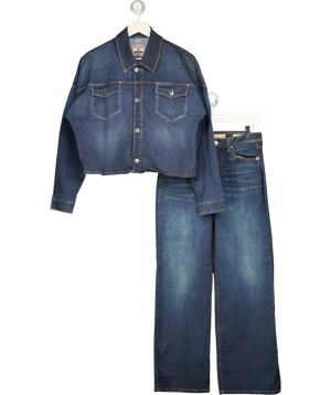 Eco Western Denim Shacket (UK S ) & Wide Leg Jeans W28 Set