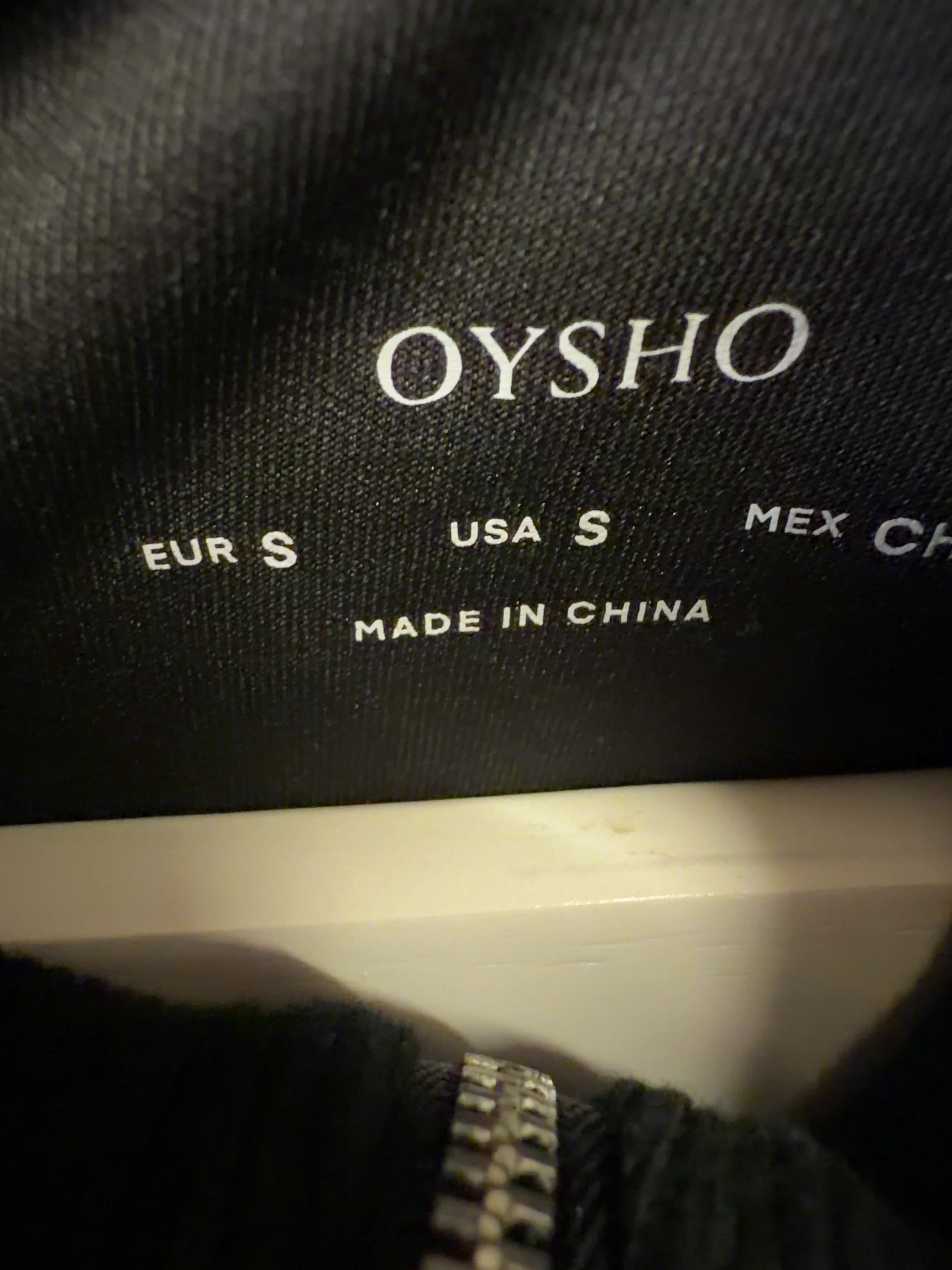 Oysho Black Colour, size UK S — detail