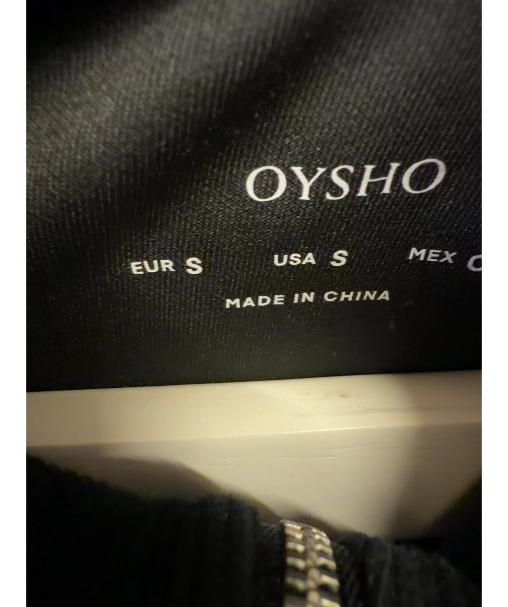 Oysho Black Colour, size UK S — fabric detail