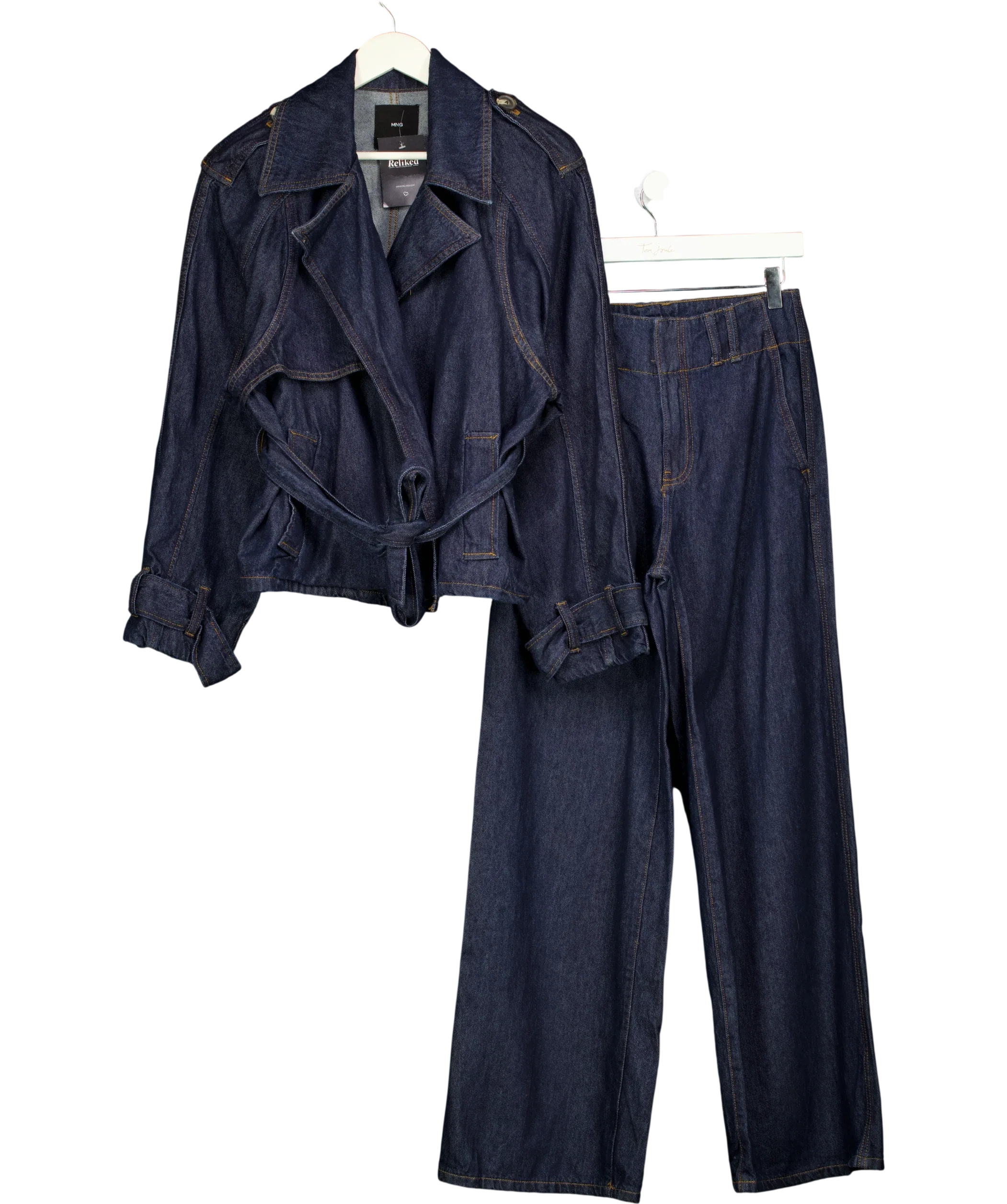 MANGO Blue Colour, size UK S — front