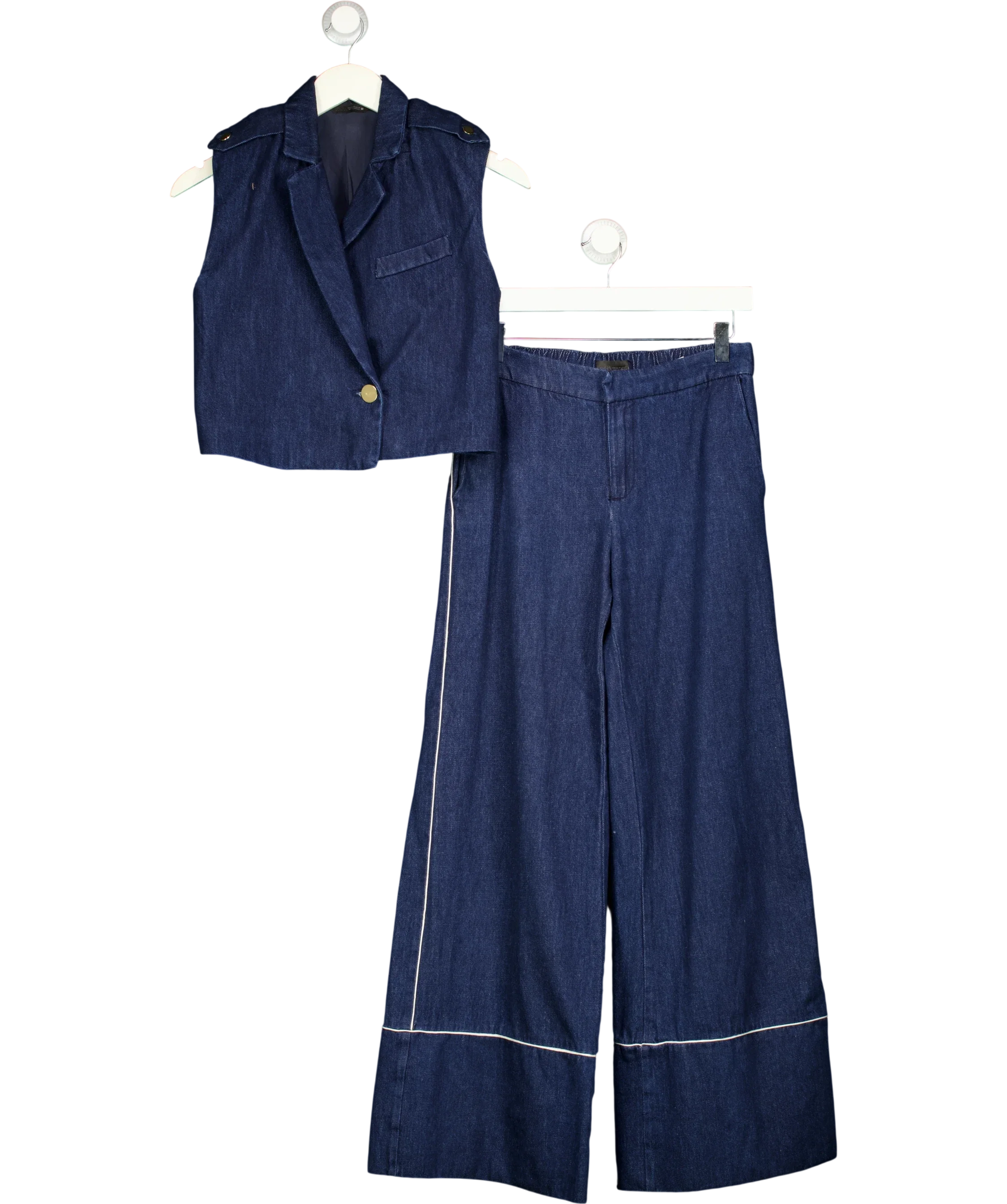 ZARA Blue Colour, size UK XS — front