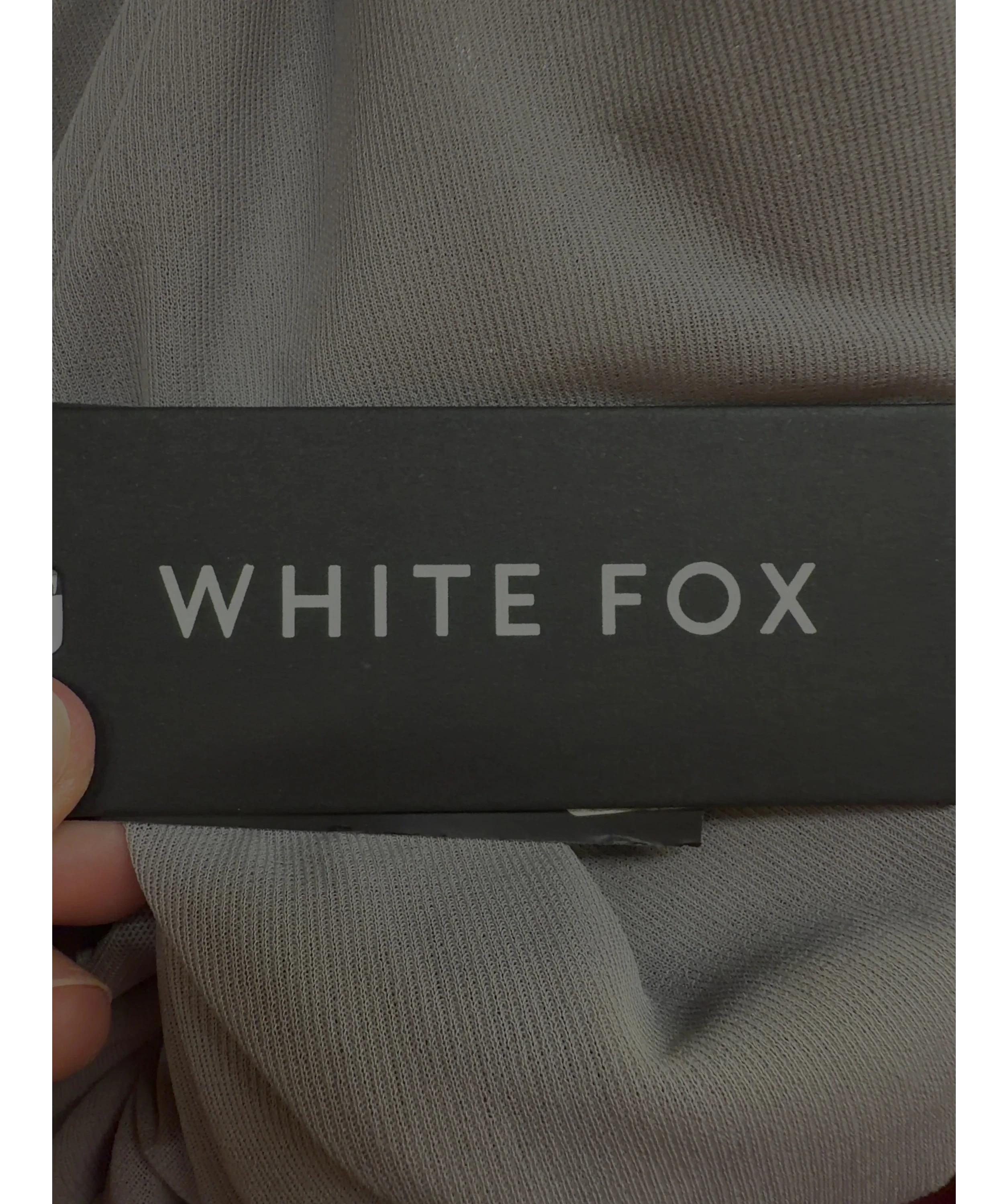 WHITE FOX Grey Angelina Bustier, size UK XS — label
