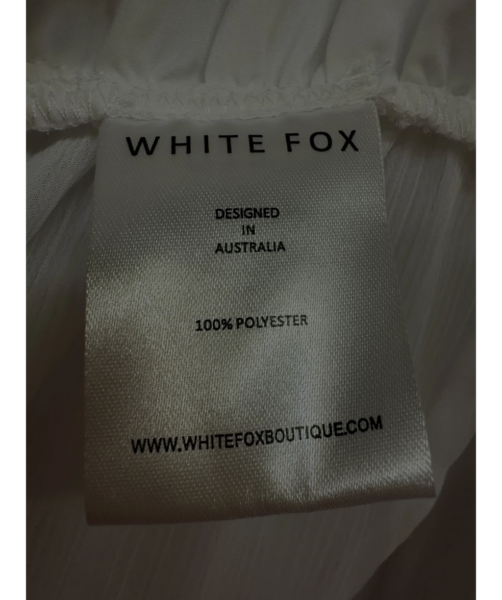 WHITE FOX White Colour, size UK M — label