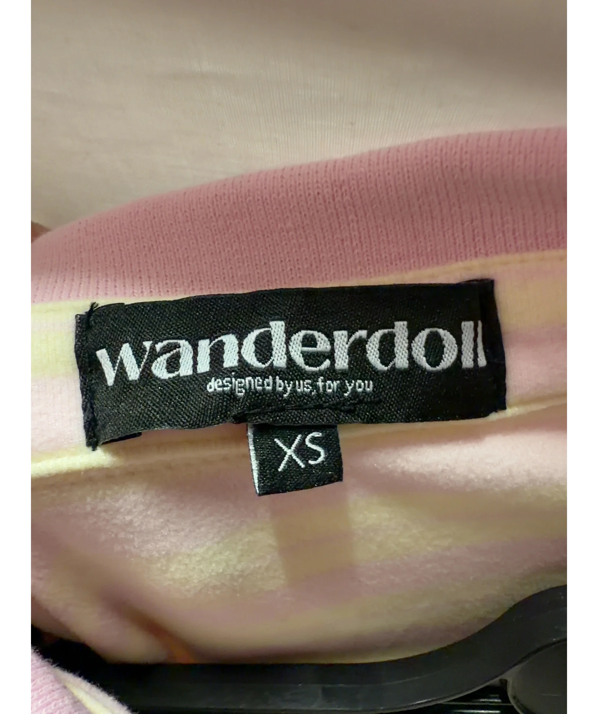 Wandrdoll Pink Frankie Stripe Polo Top & Shorts Co-Ord Set Pink & Lemon Frankie Stripe Polo Top & Shorts Co-Ord Set… — detail