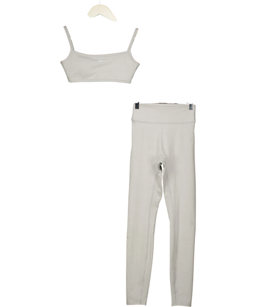 437 Grey The Micro Bra and Essentials Legging, size UK S — front