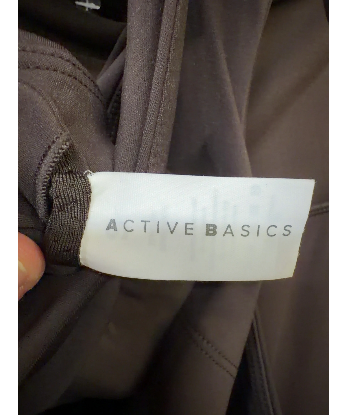 Active Basics Brown Active Basics Racerback Vest and Leggings Set Brown, size UK S — detail