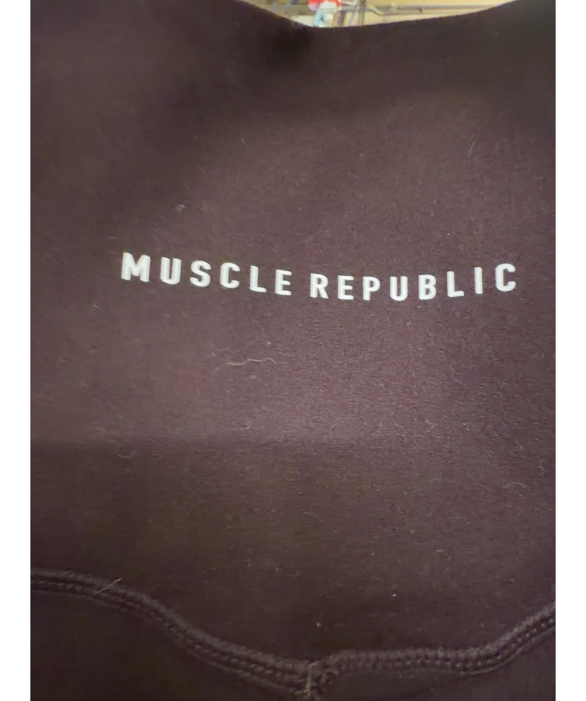 Muscle Republic Brown Colour, size UK XS/S — detail